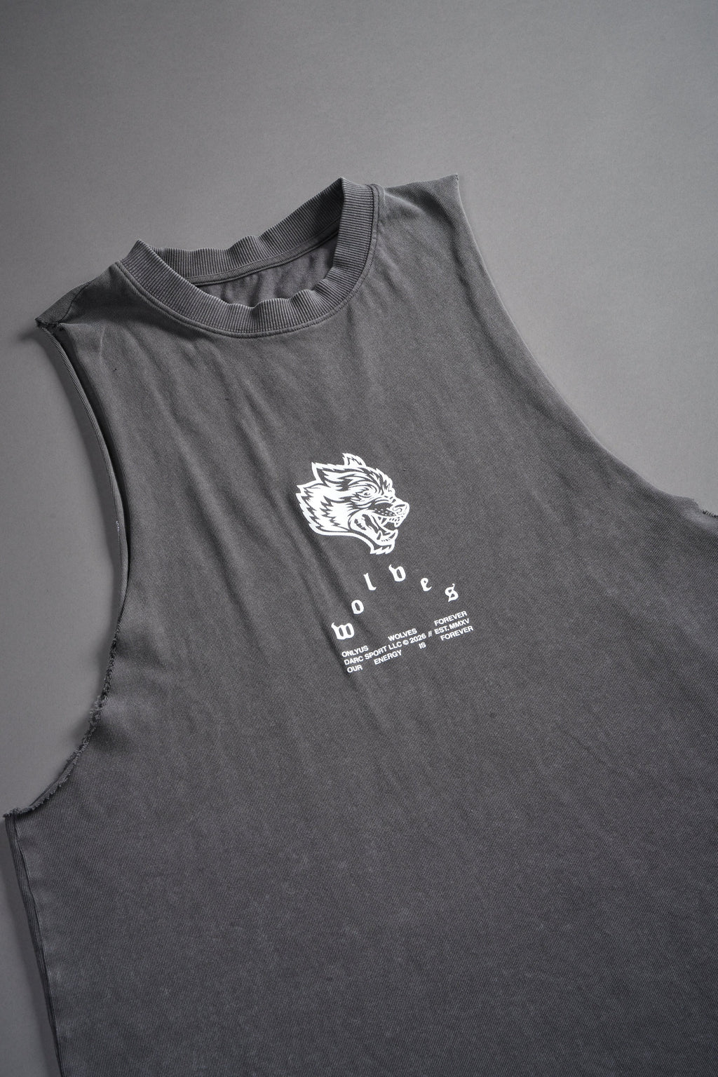 Half Mask Tommy Muscle Tee in Slate Gray — imagem 7
