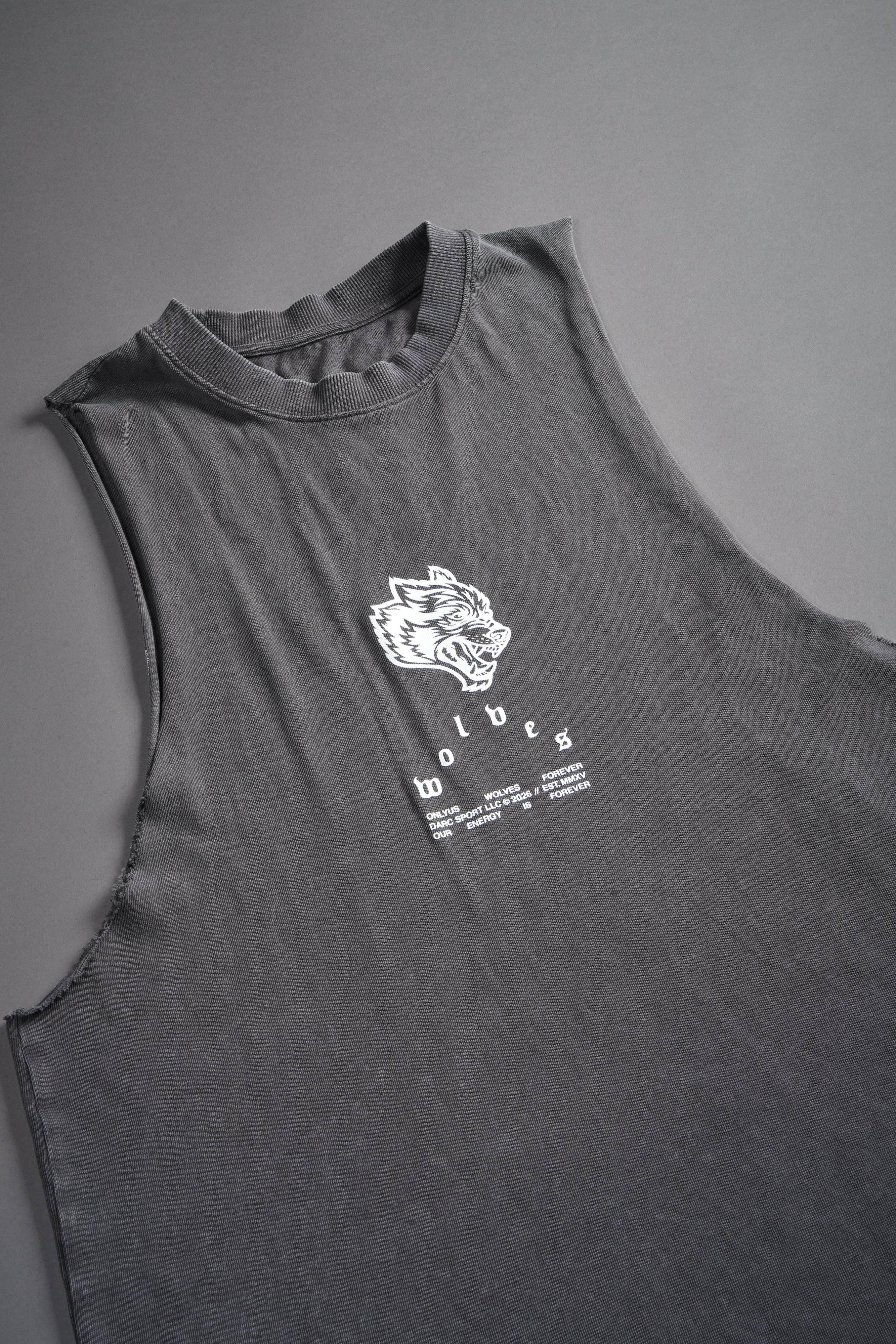 Half Mask Tommy Muscle Tee in Slate Gray — imagem 7