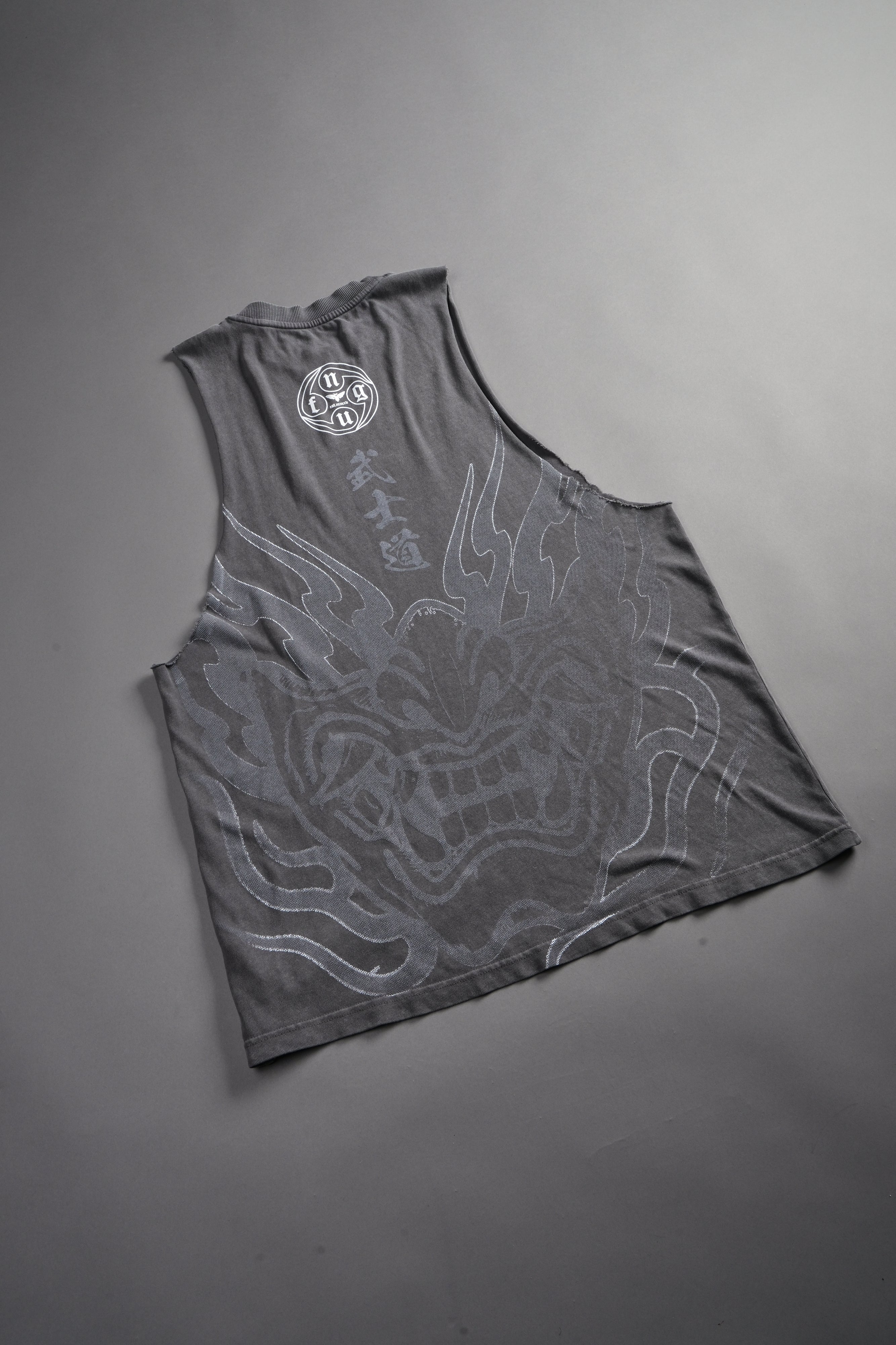 Half Mask Tommy Muscle Tee in Slate Gray — imagem 8