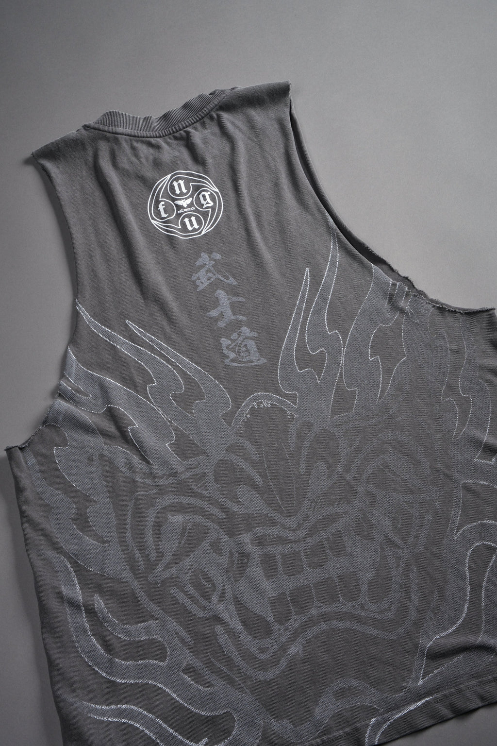 Half Mask Tommy Muscle Tee in Slate Gray — imagem 9