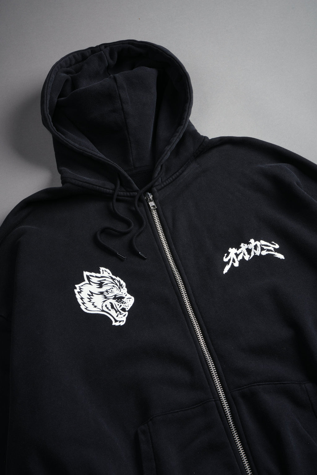 Our Code Chambers Zip Hoodie in Black — imagem 17
