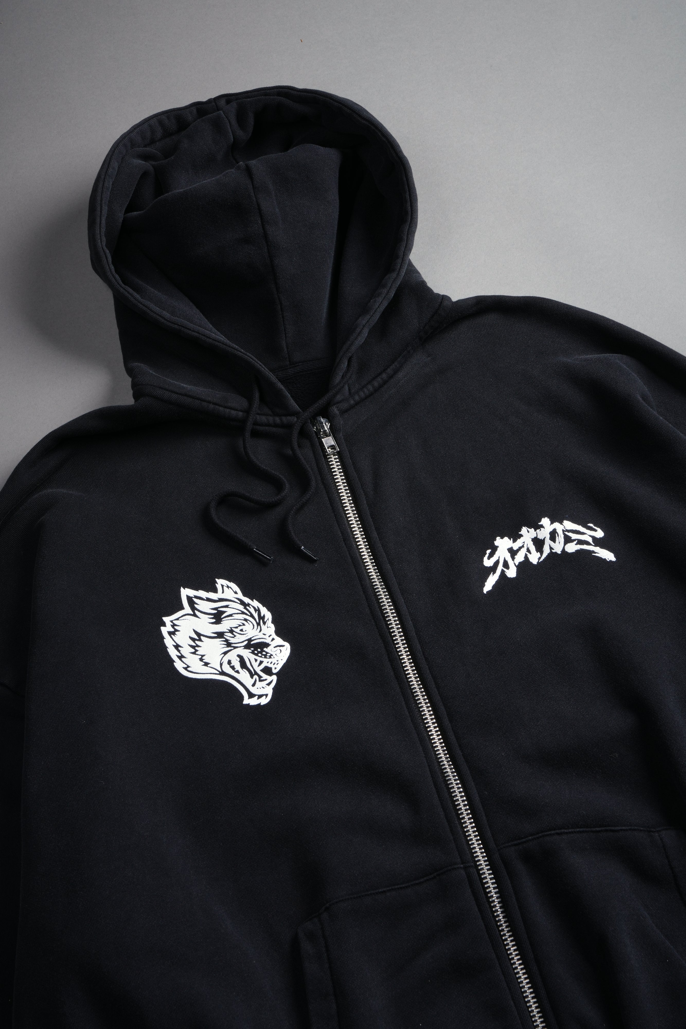 Our Code Chambers Zip Hoodie in Black — imagem 17