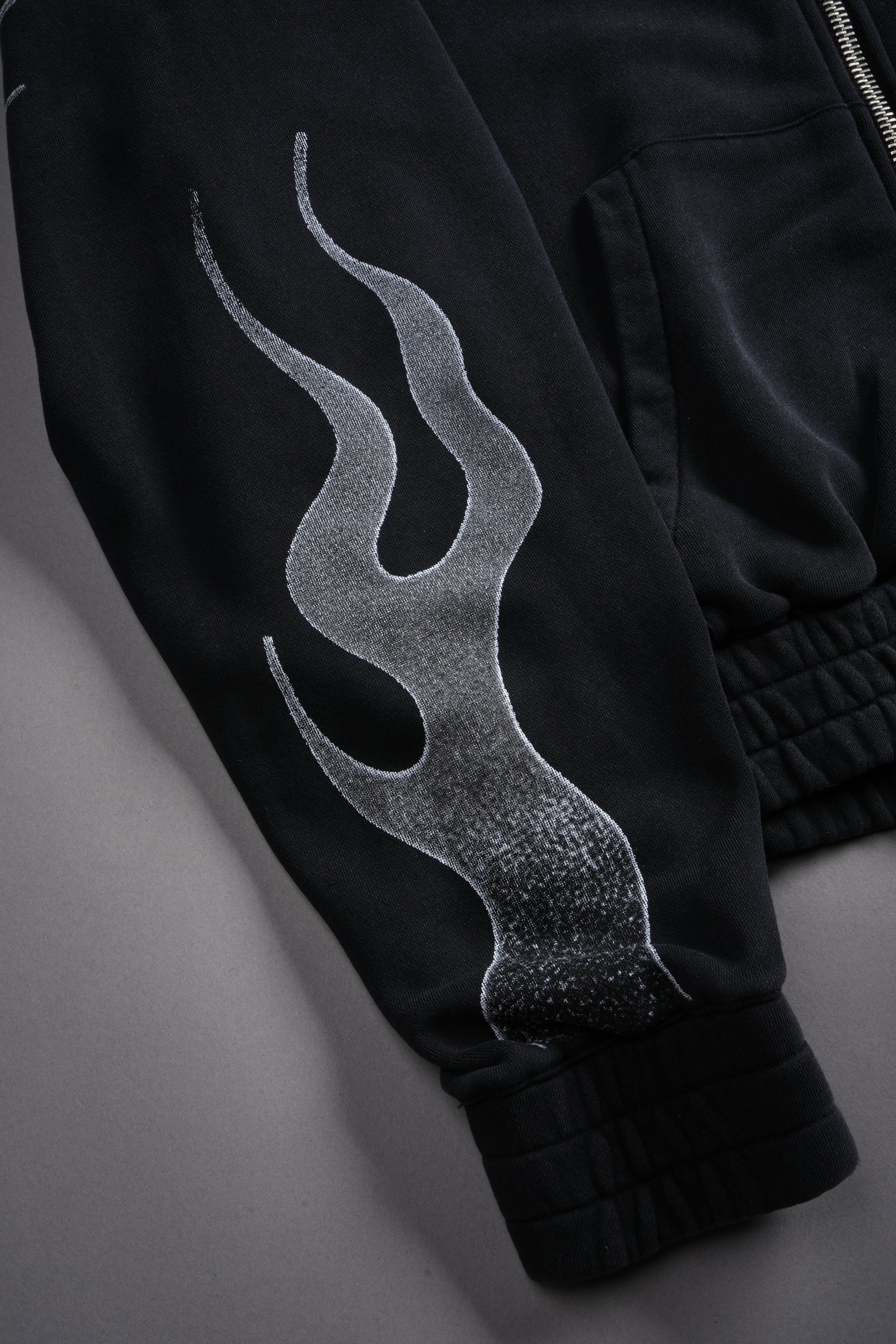 Our Code Chambers Zip Hoodie in Black — imagem 18