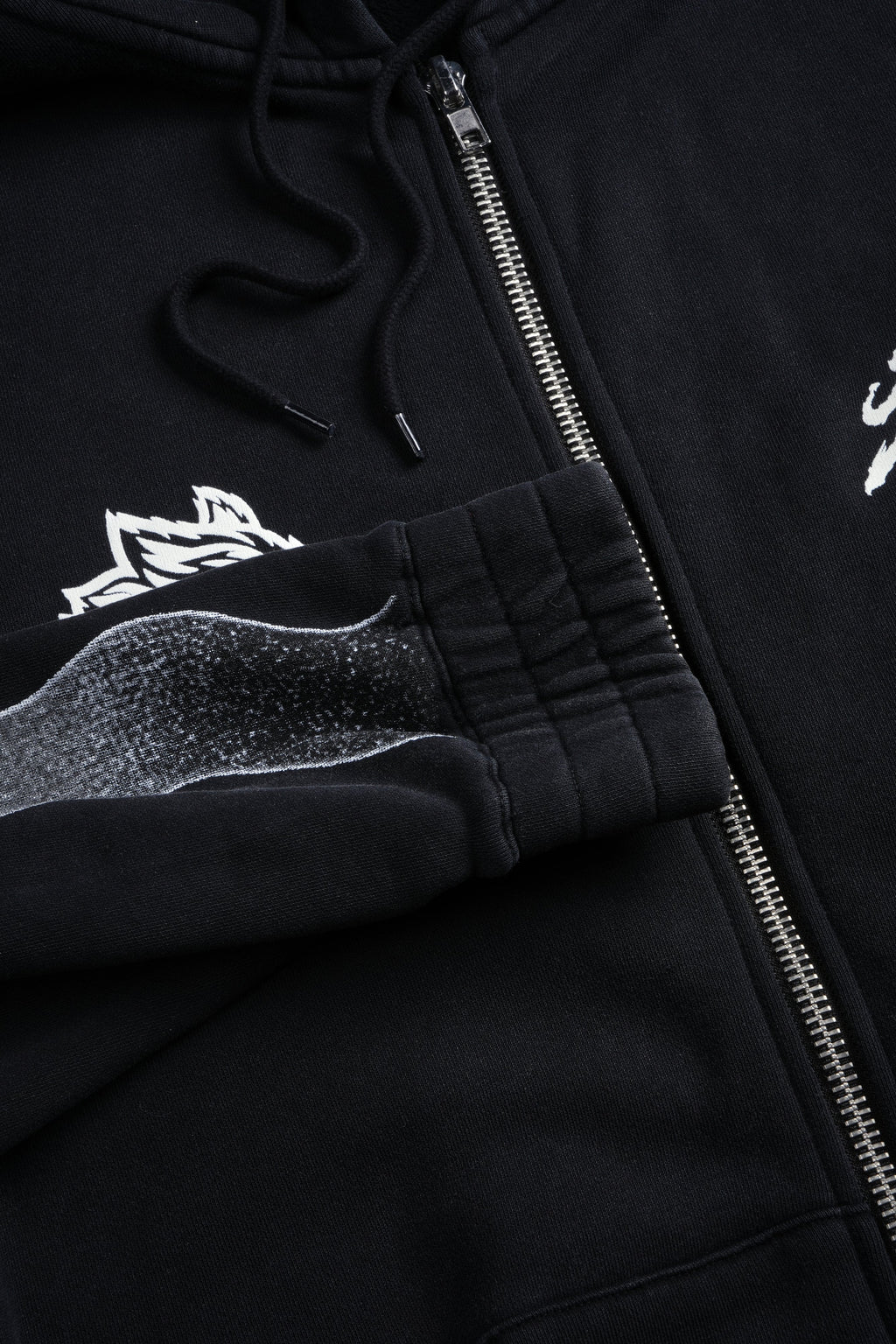 Our Code Chambers Zip Hoodie in Black — imagem 19