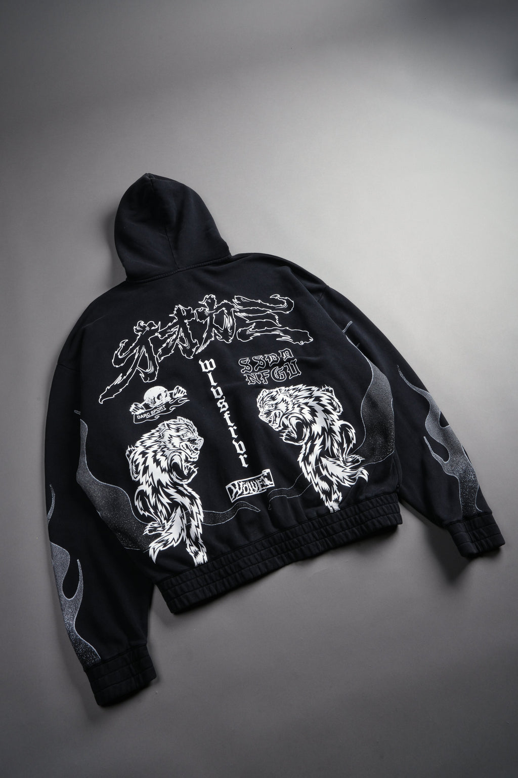 Our Code Chambers Zip Hoodie in Black — imagem 20