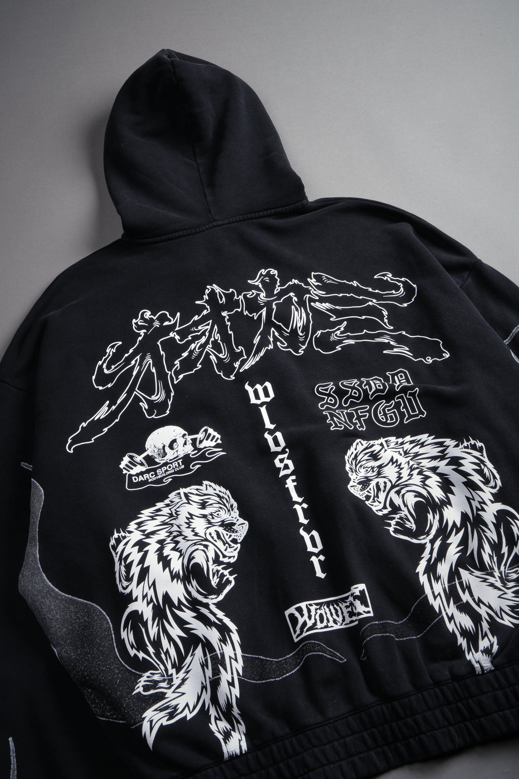 Our Code Chambers Zip Hoodie in Black — imagem 21