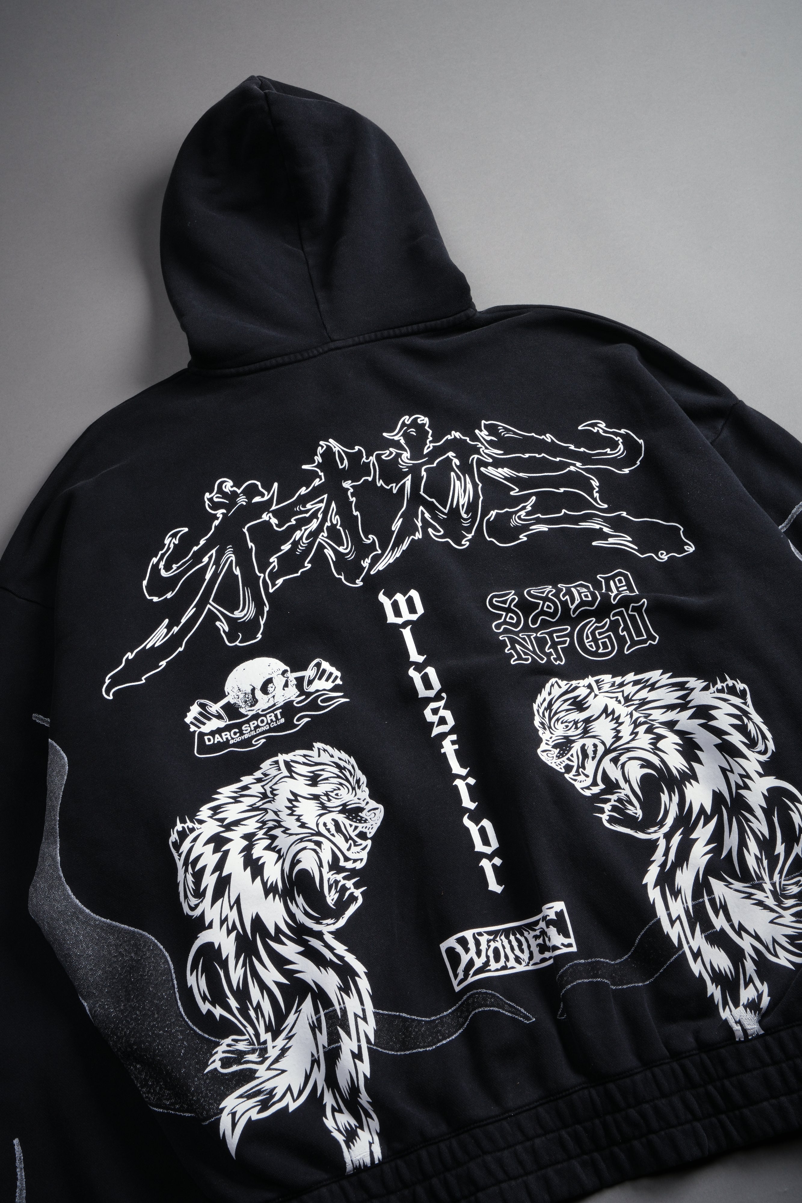 Our Code Chambers Zip Hoodie in Black — imagem 21