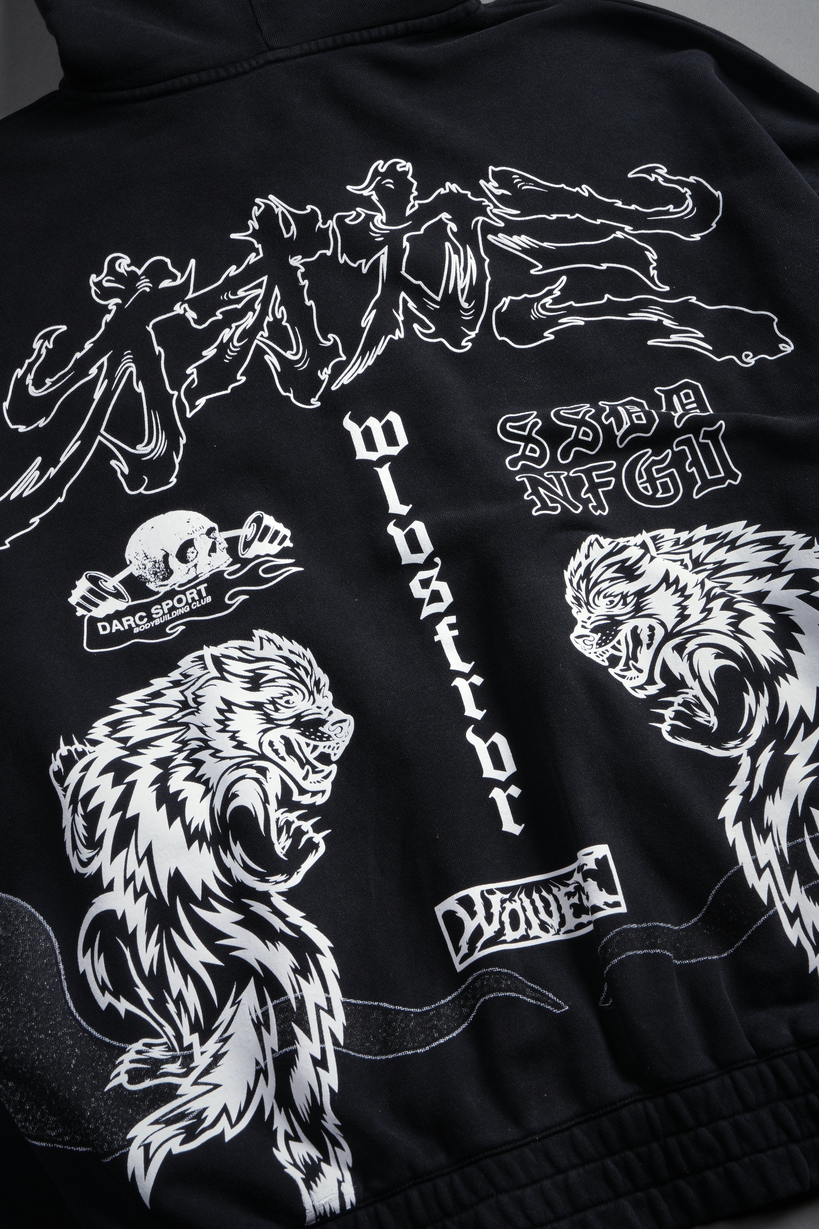 Our Code Chambers Zip Hoodie in Black — imagem 22