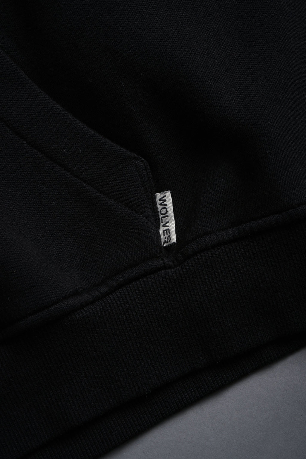 Wolf Chopper Vex Double Zip Hoodie in Black