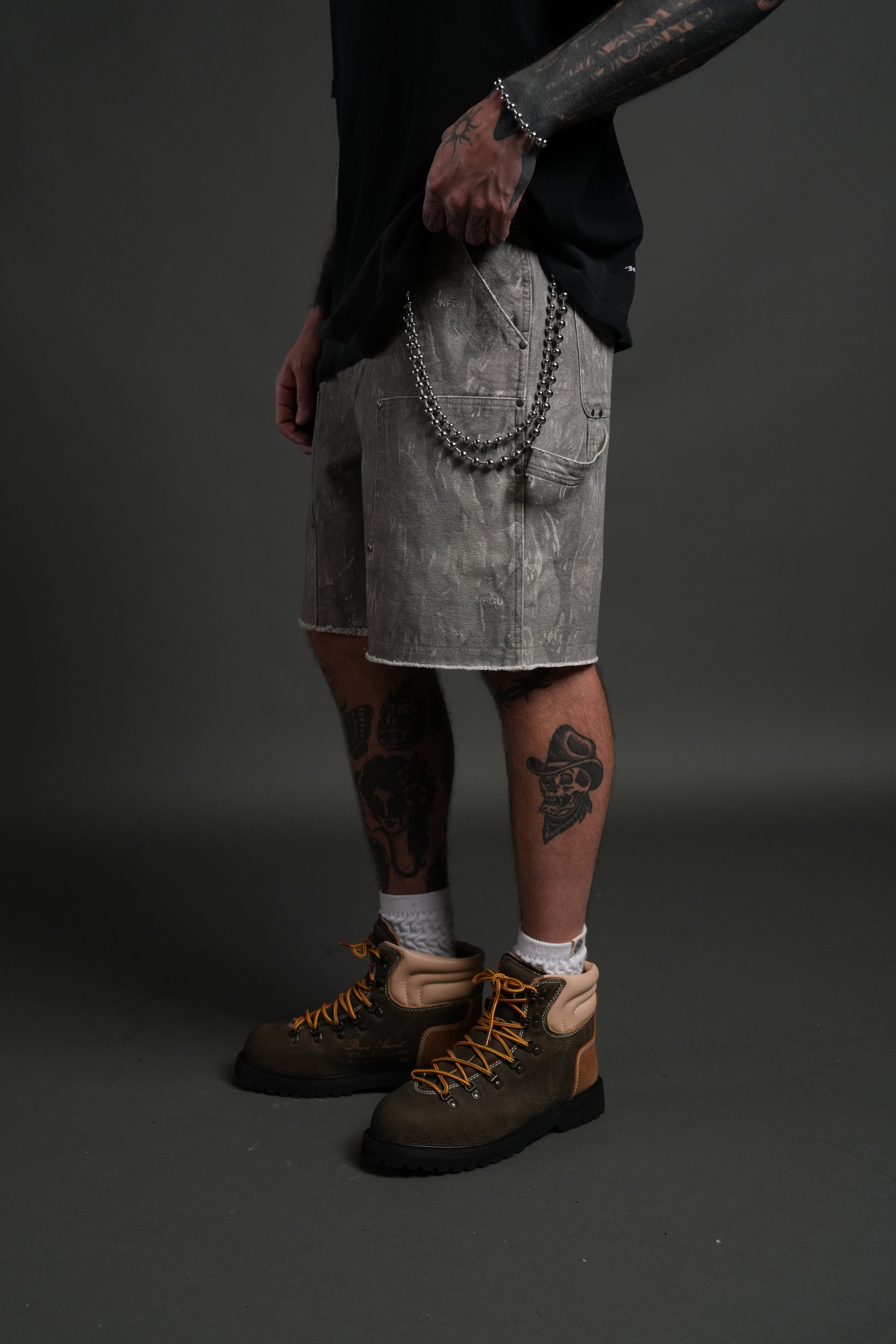 Core Chopper Raw Hem Hoffa Shorts in Ohana Vintage Norse Camo — imagem 4