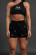 FRVR In The Stars Comfy Sweat Shorts in Black — imagem 1