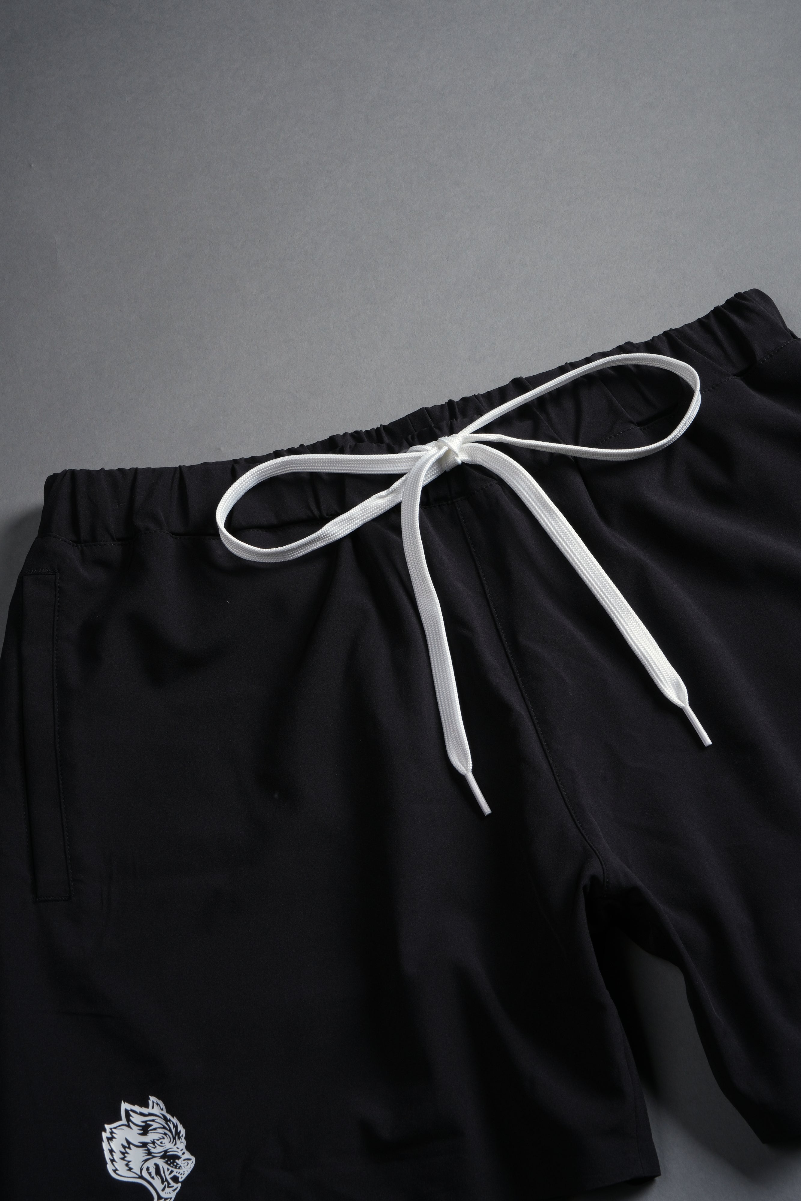 Dual Compression Shorts in Black