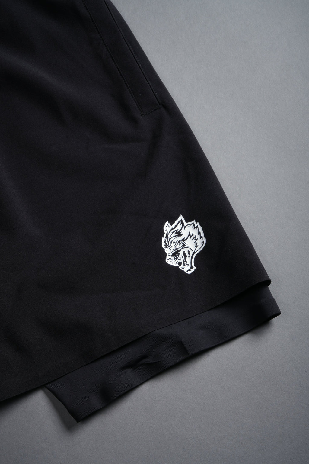 Dual Compression Shorts in Black
