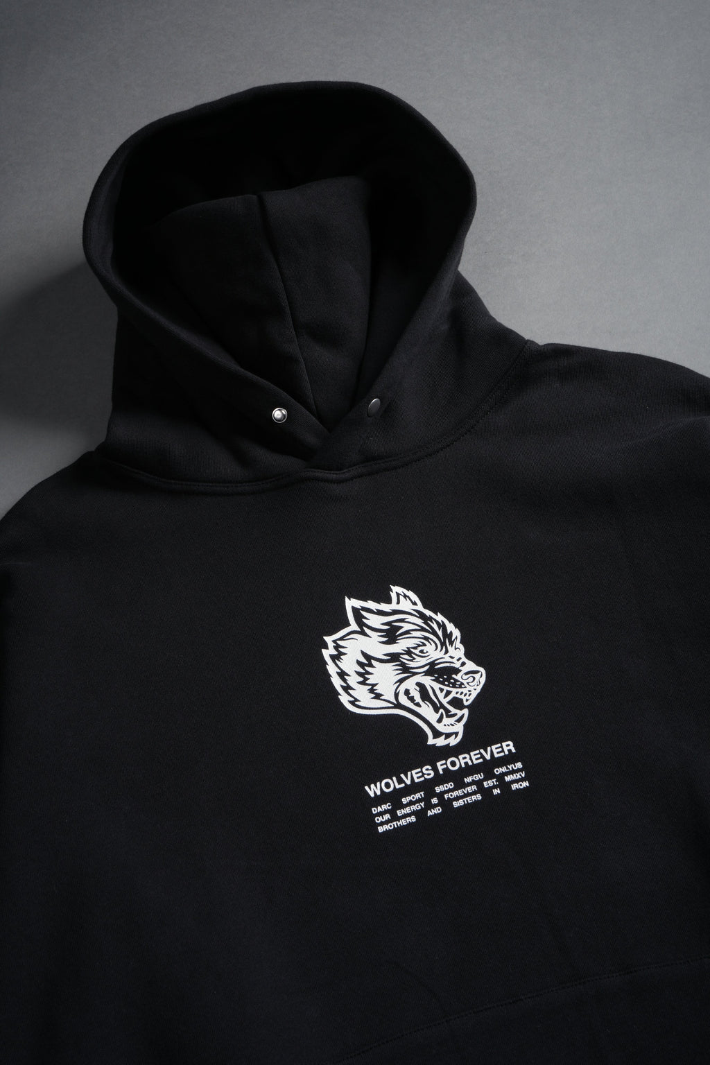 Wolves Have Your Back "Pierce" Hoodie in Black