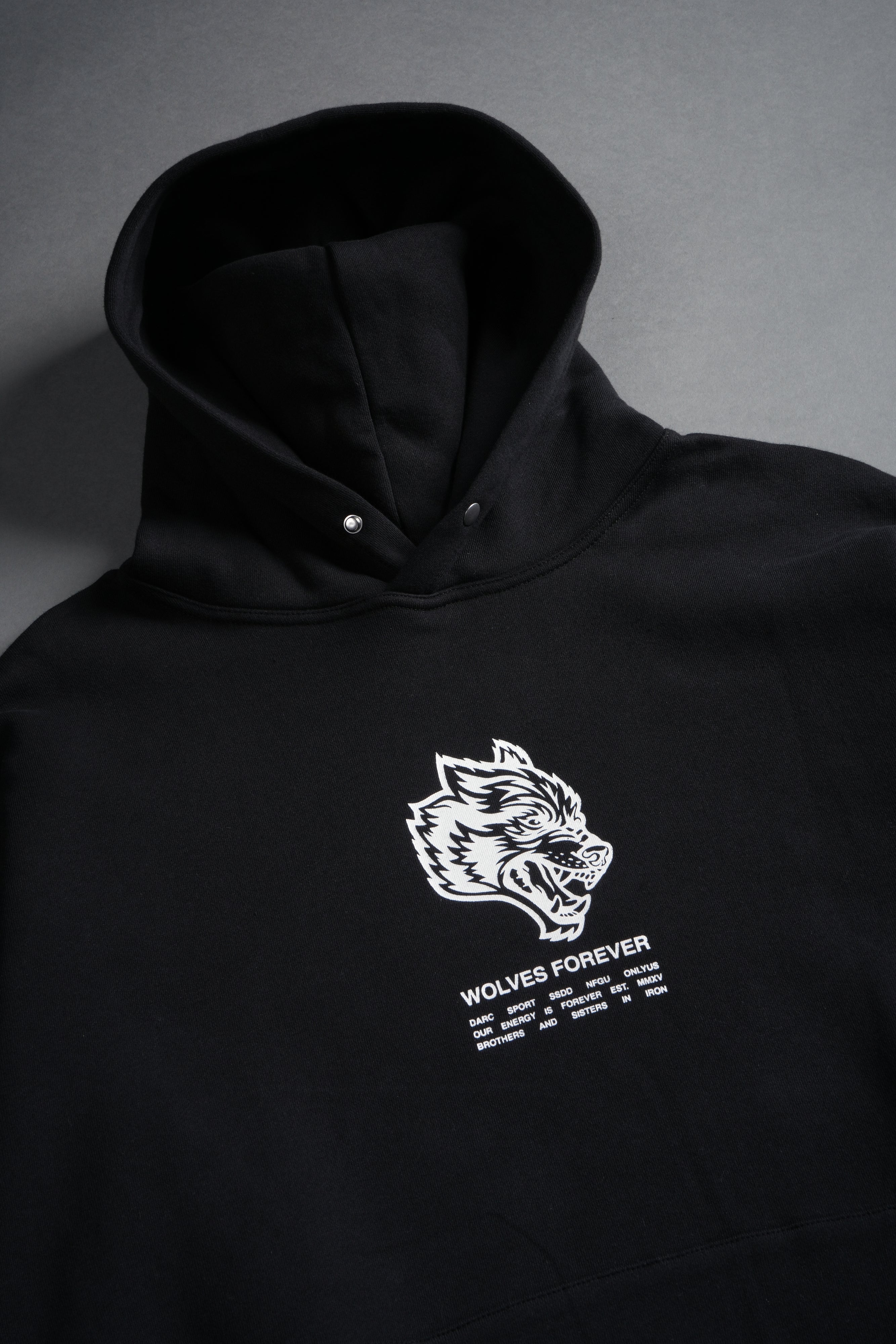 Wolves Have Your Back "Pierce" Hoodie in Black