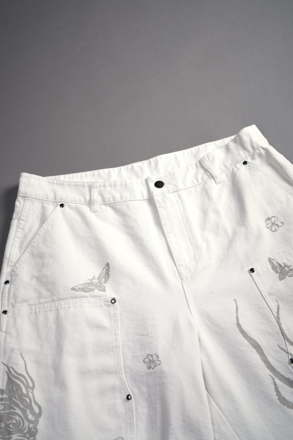 The Eagle & The Oni Hoffa Shorts in Cream — imagem 9