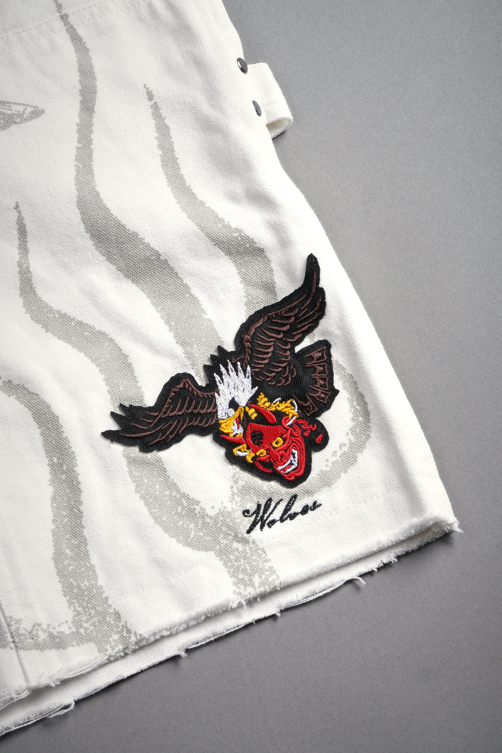 The Eagle & The Oni Hoffa Shorts in Cream — imagem 10