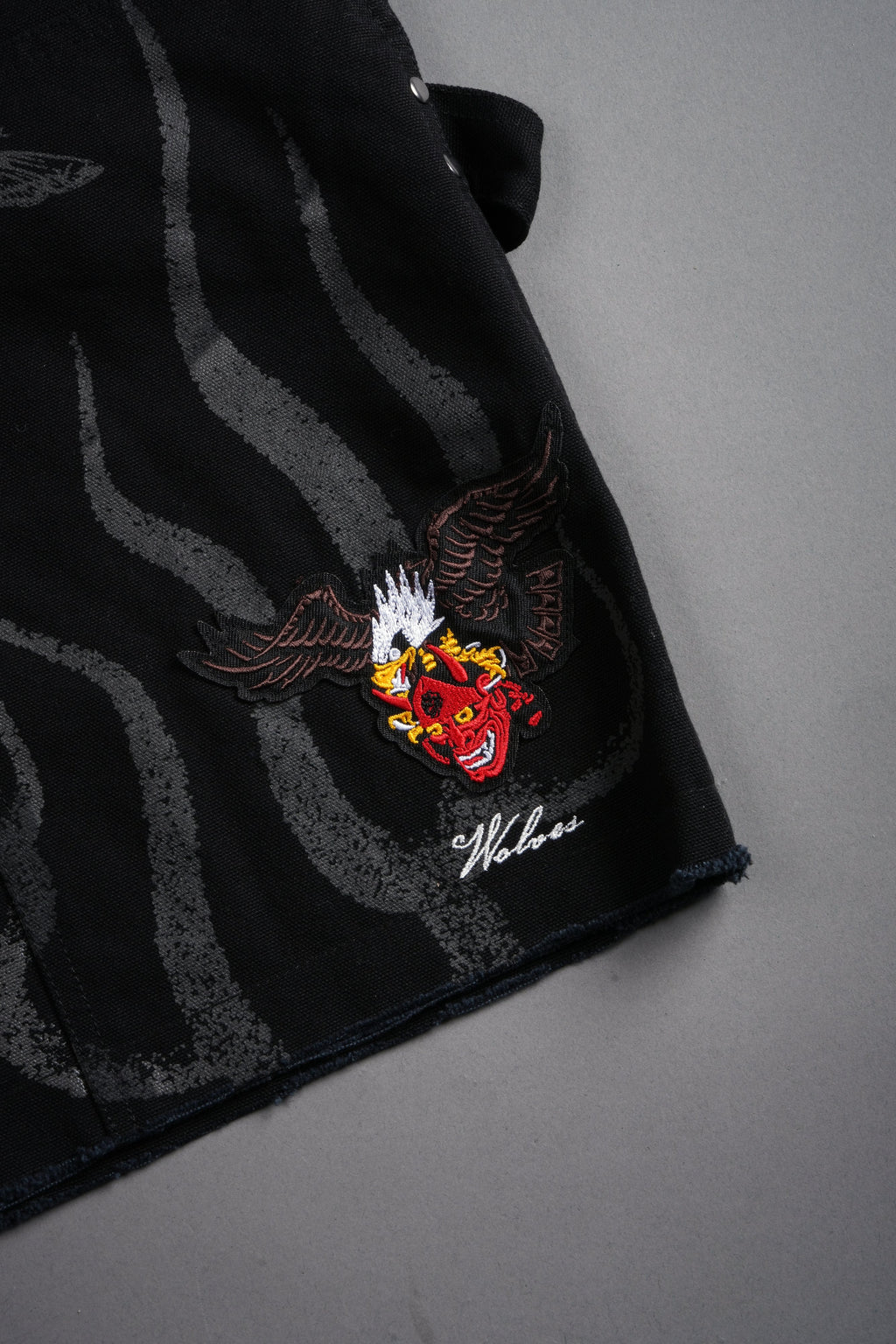 The Eagle & The Oni Hoffa Shorts in Black — imagem 10