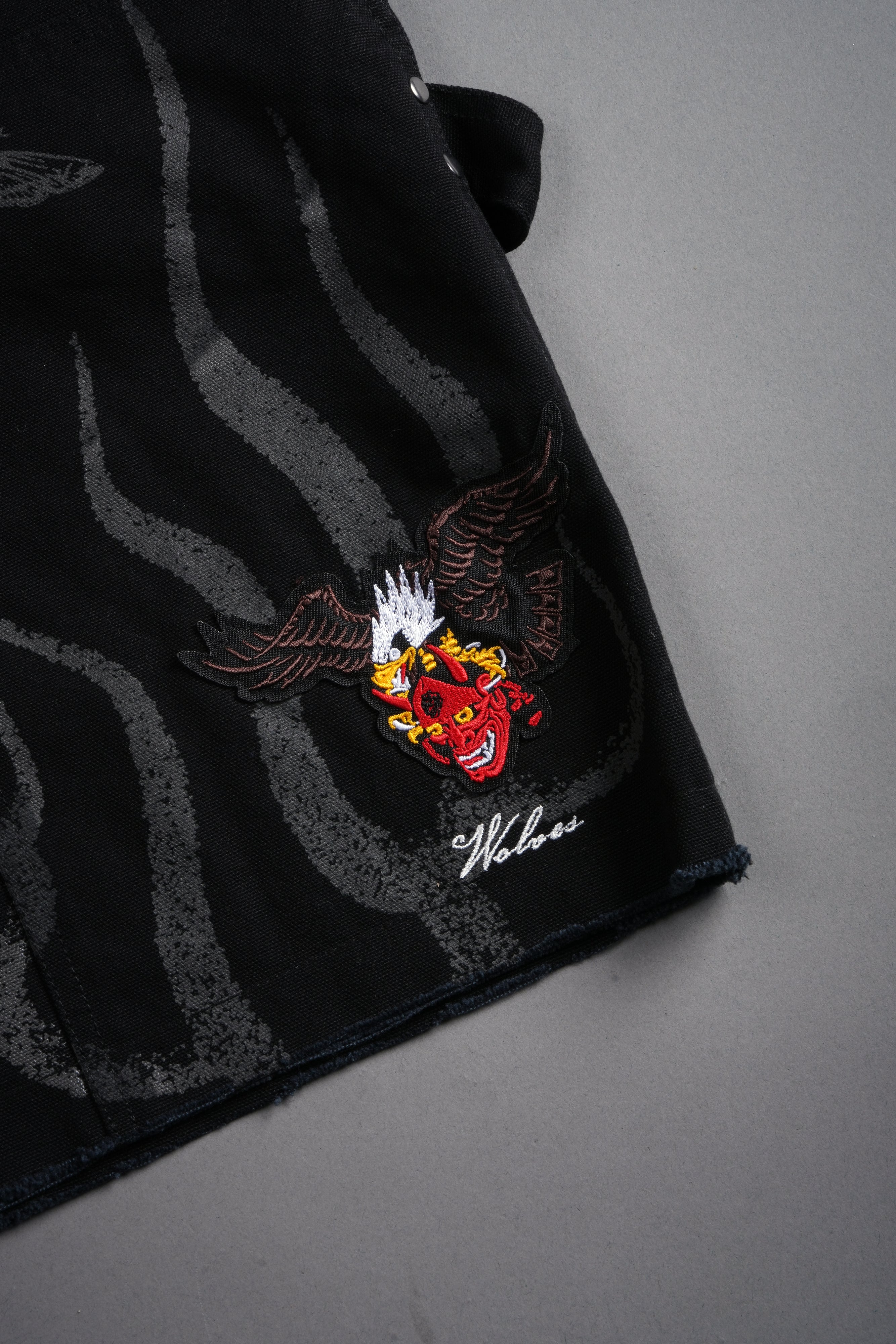 The Eagle & The Oni Hoffa Shorts in Black — imagem 10