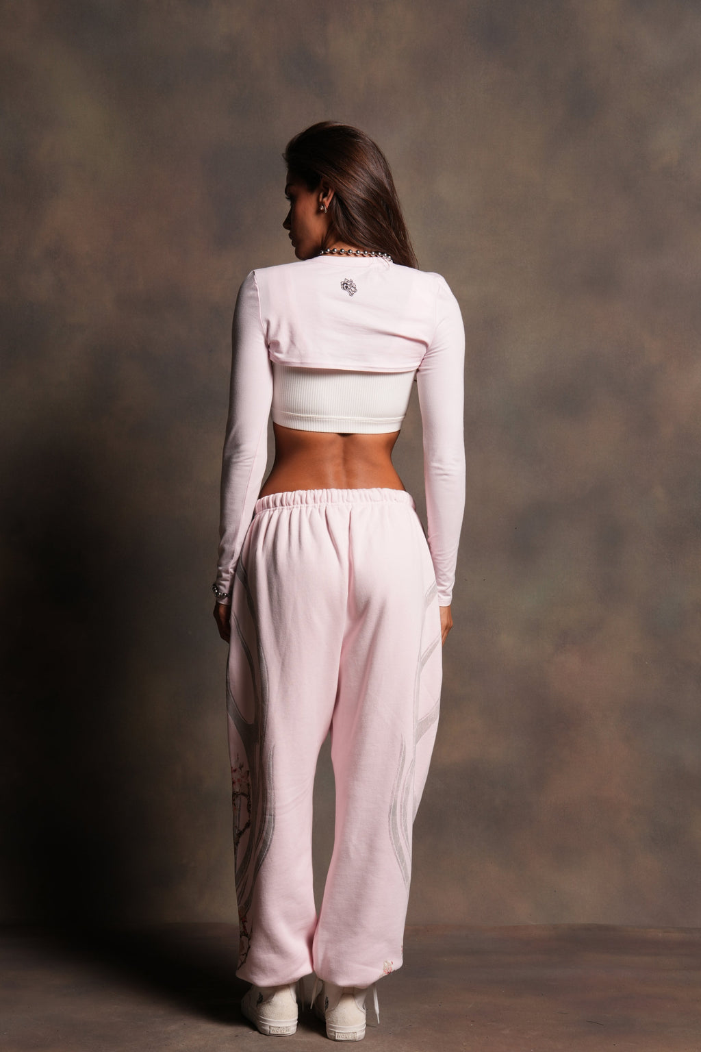 Ssddnfgu Wolf Elise Eden Pullover Shrug in Blush Pink - imagem 4