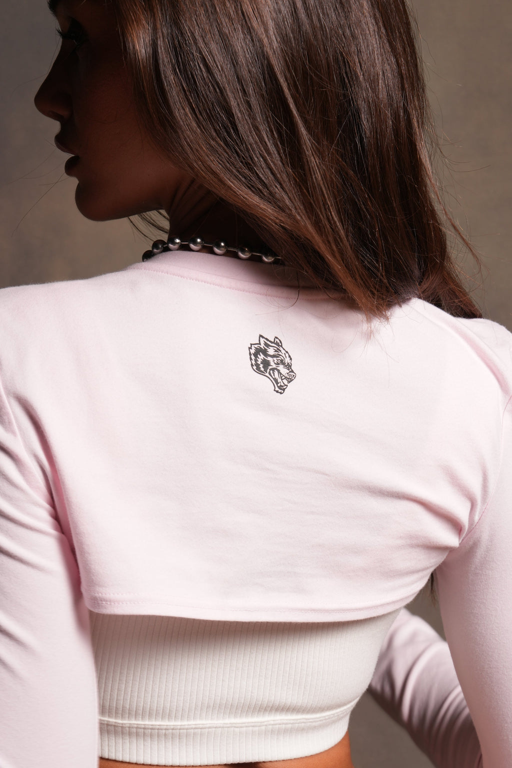 Ssddnfgu Wolf Elise Eden Pullover Shrug in Blush Pink - imagem 6