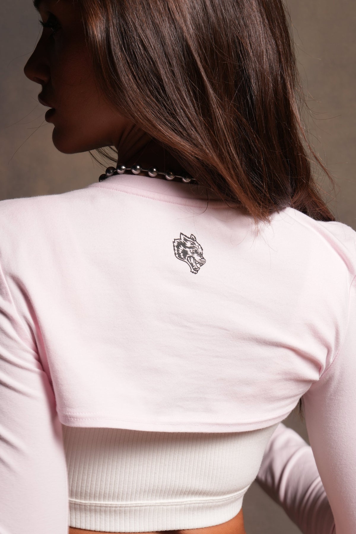 Ssddnfgu Wolf Elise Eden Pullover Shrug in Blush Pink - imagem 6