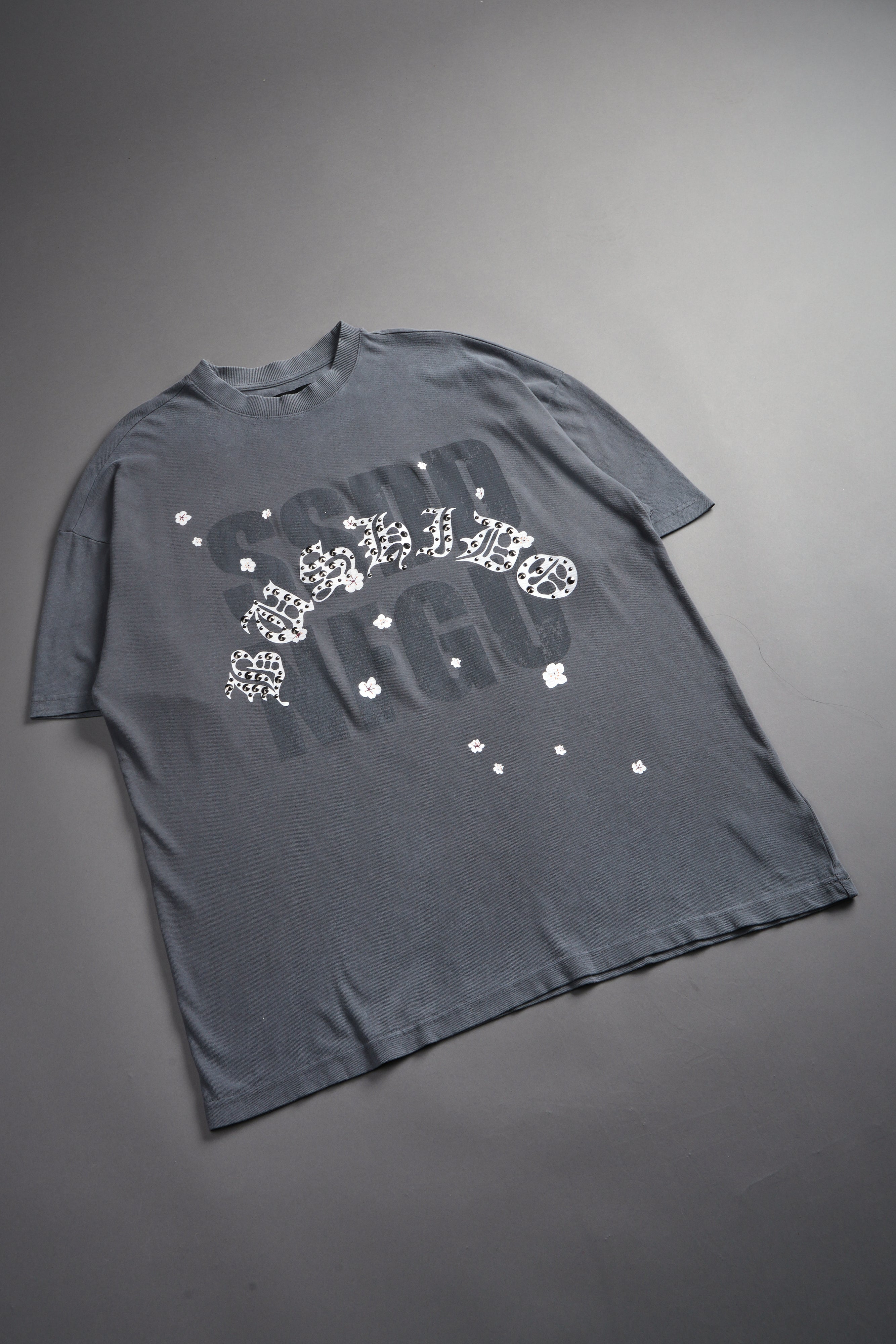 Ssddnfgu Bushido Premium Oversized Tee in Slate Gray — imagem 6