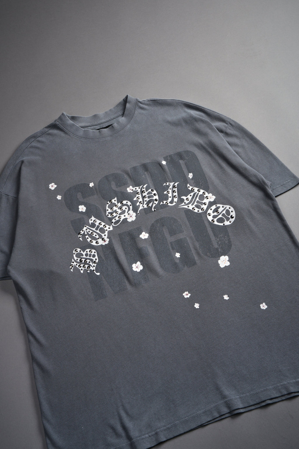 Ssddnfgu Bushido Premium Oversized Tee in Slate Gray — imagem 7