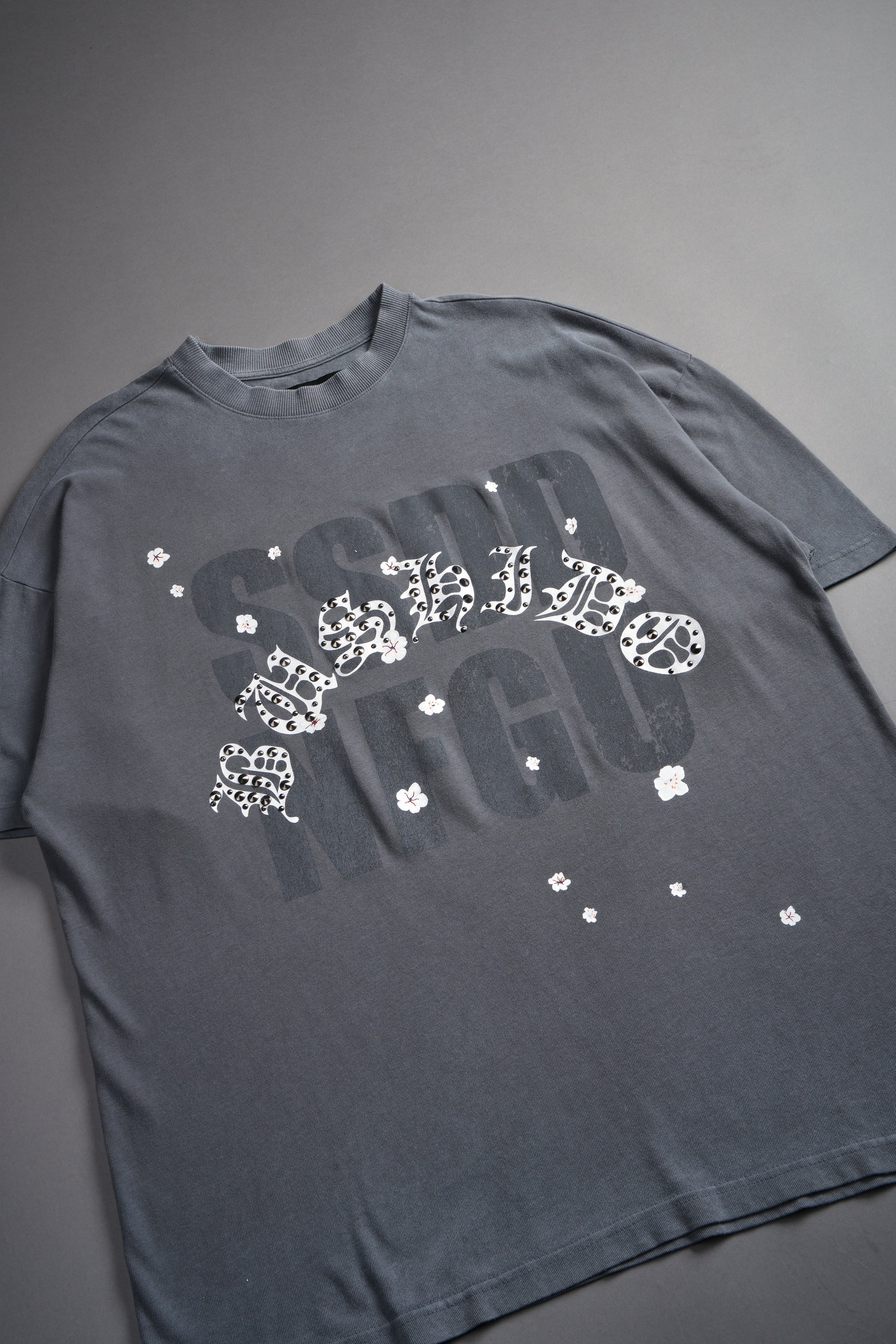 Ssddnfgu Bushido Premium Oversized Tee in Slate Gray — imagem 7