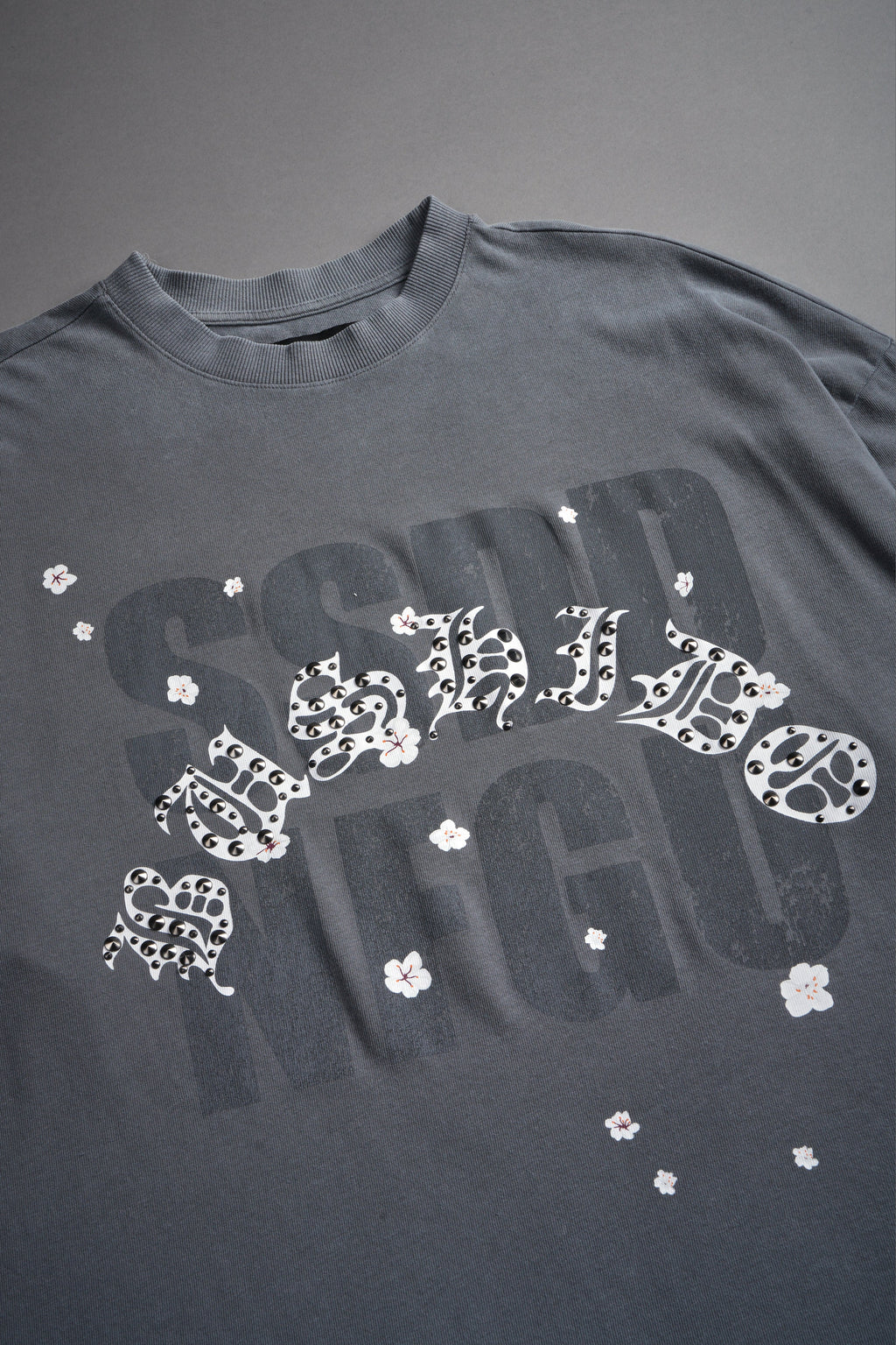 Ssddnfgu Bushido Premium Oversized Tee in Slate Gray — imagem 8