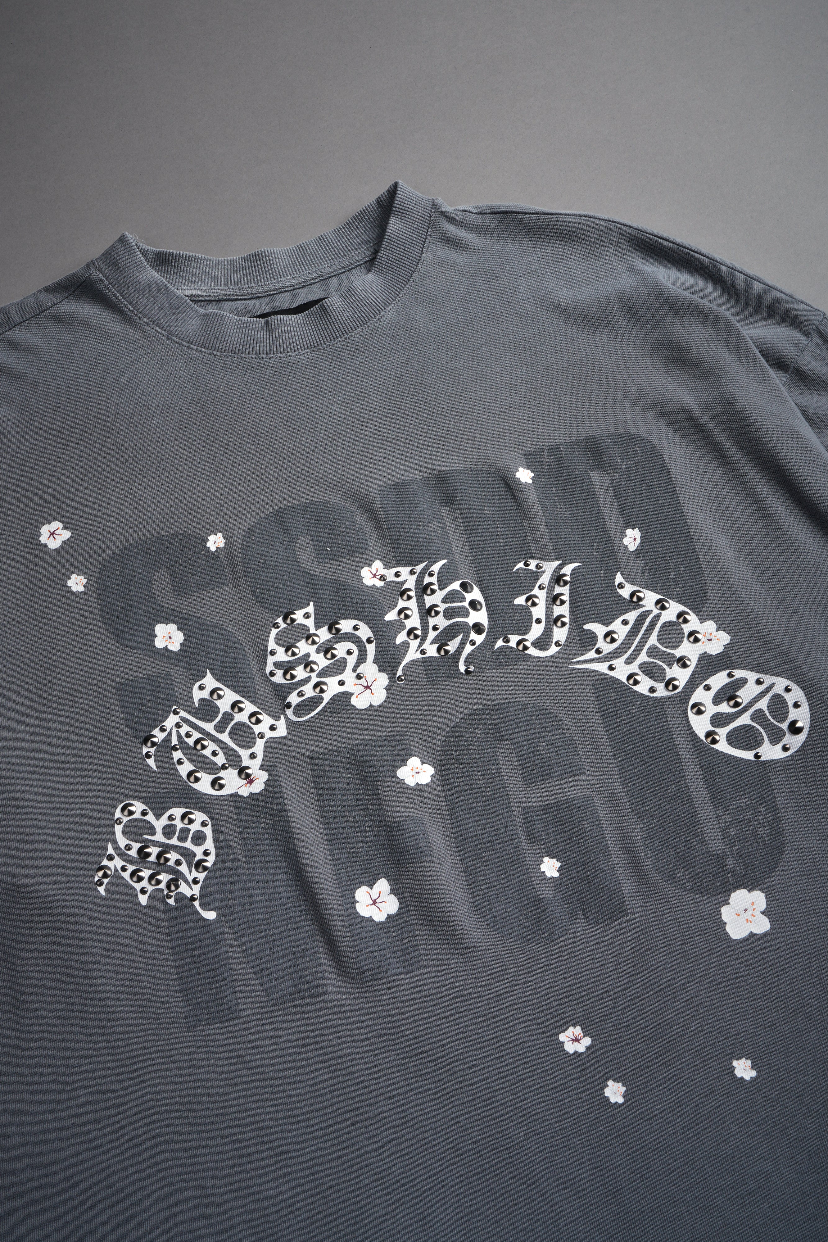 Ssddnfgu Bushido Premium Oversized Tee in Slate Gray — imagem 8