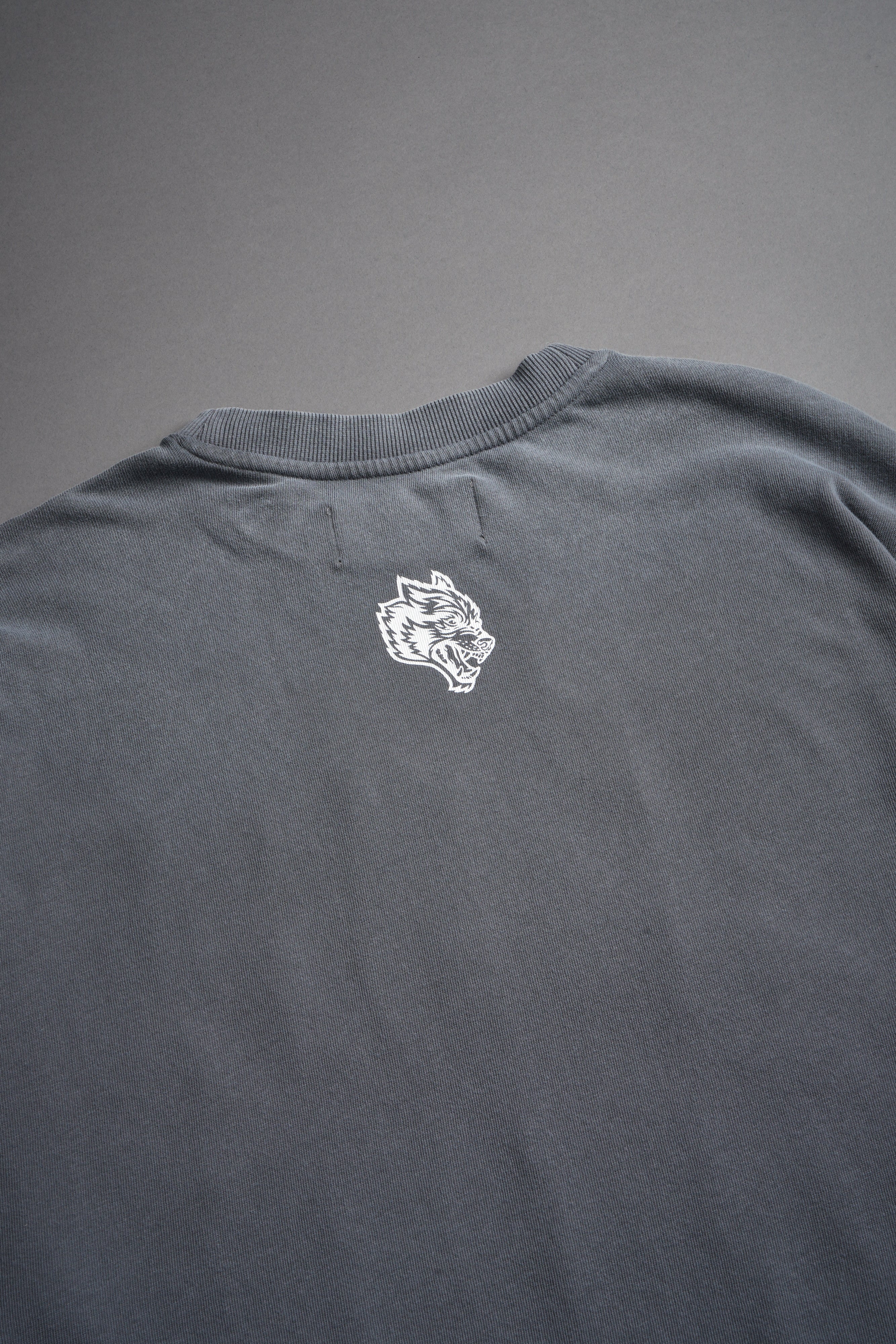 Ssddnfgu Bushido Premium Oversized Tee in Slate Gray — imagem 9