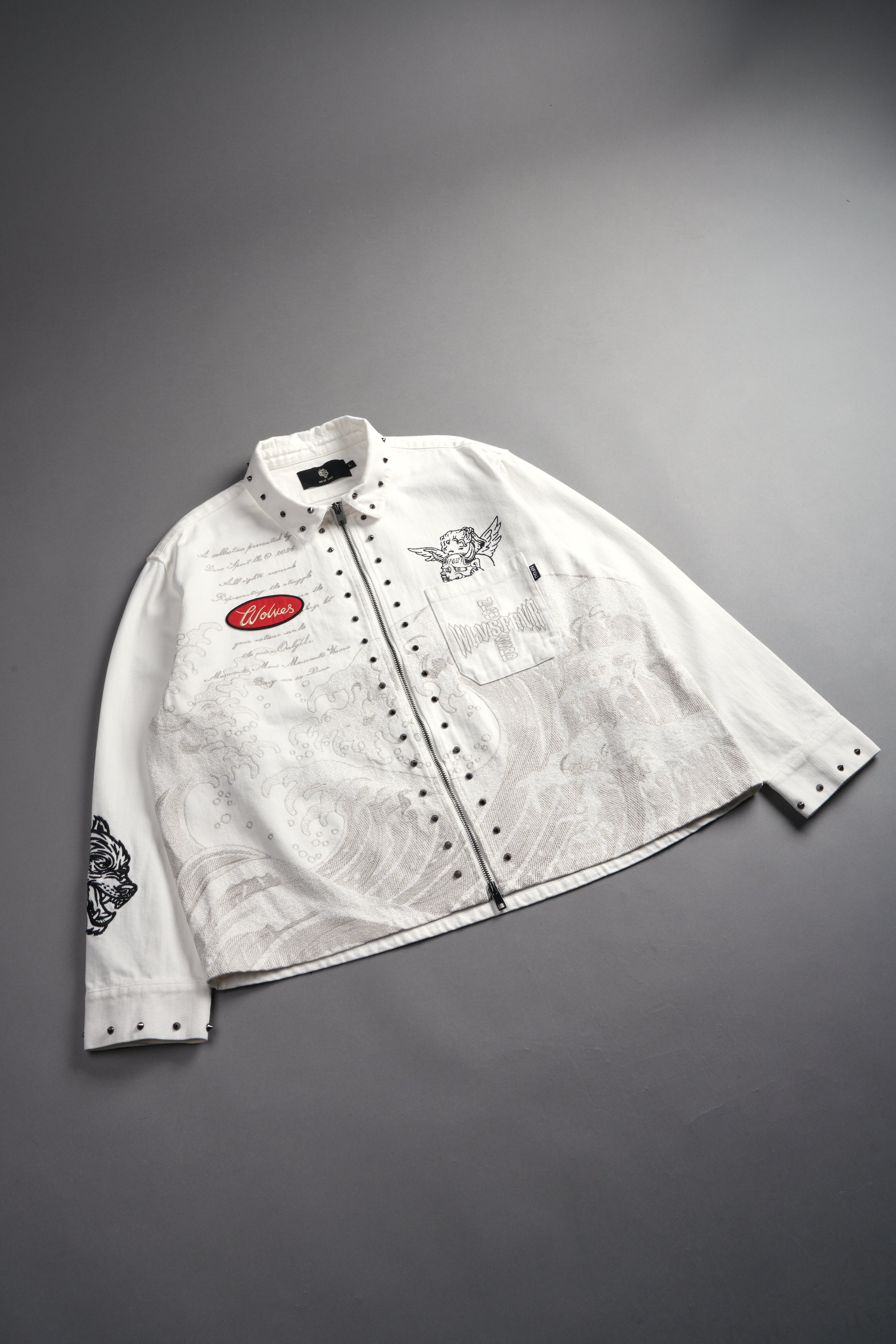 Great Wave Ls Vince Shirt in Cream — imagem 10
