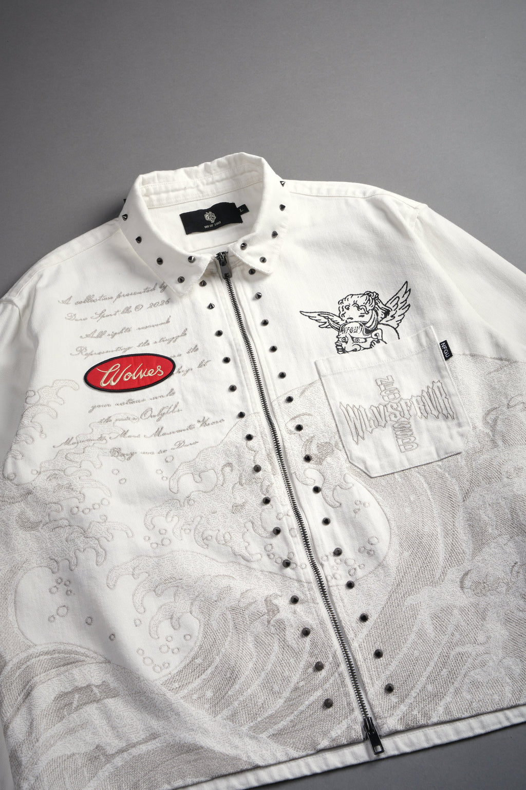 Great Wave Ls Vince Shirt in Cream — imagem 11