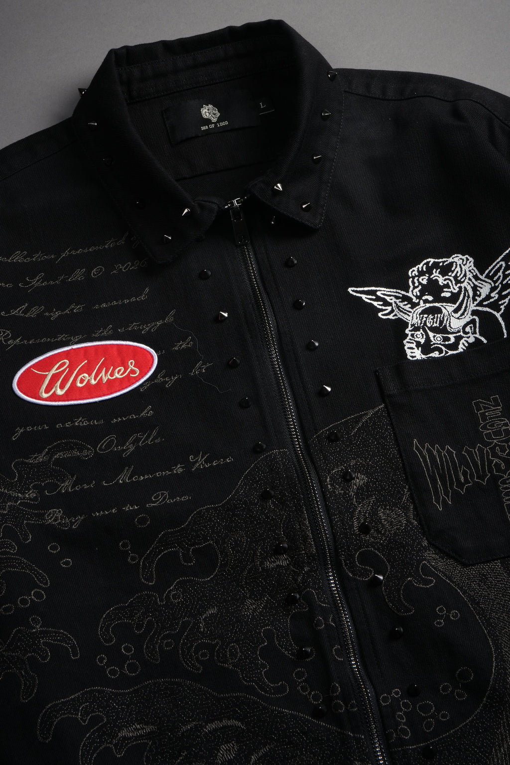Great Wave Ls Vince Shirt in Black — imagem 11