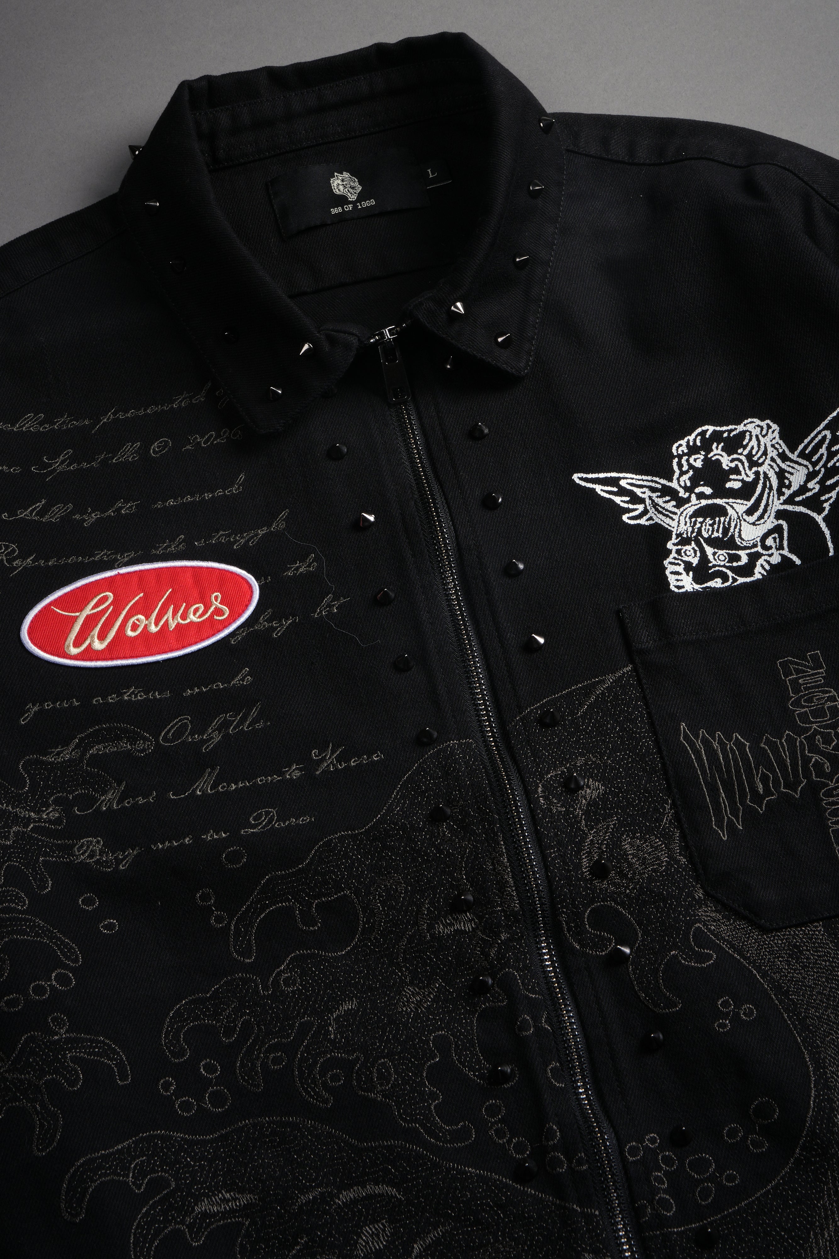 Great Wave Ls Vince Shirt in Black — imagem 11