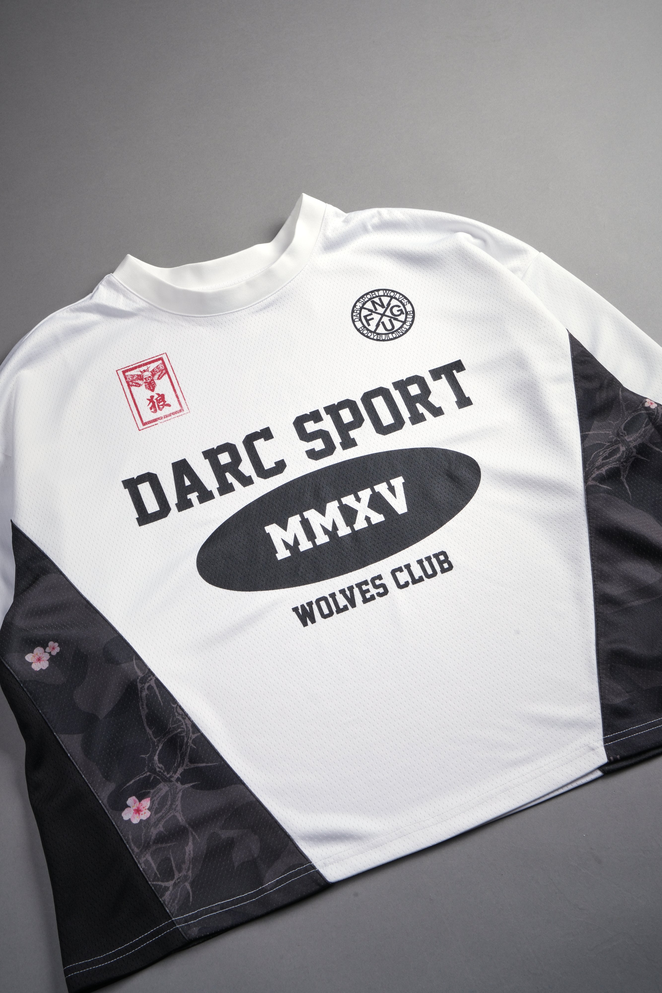 Ds Warrior Naldo Sports Jersey in Cream/Black — imagem 11