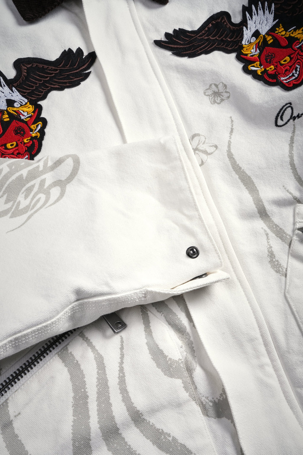 The Eagle & The Oni Earl Jacket in Cream — imagem 15