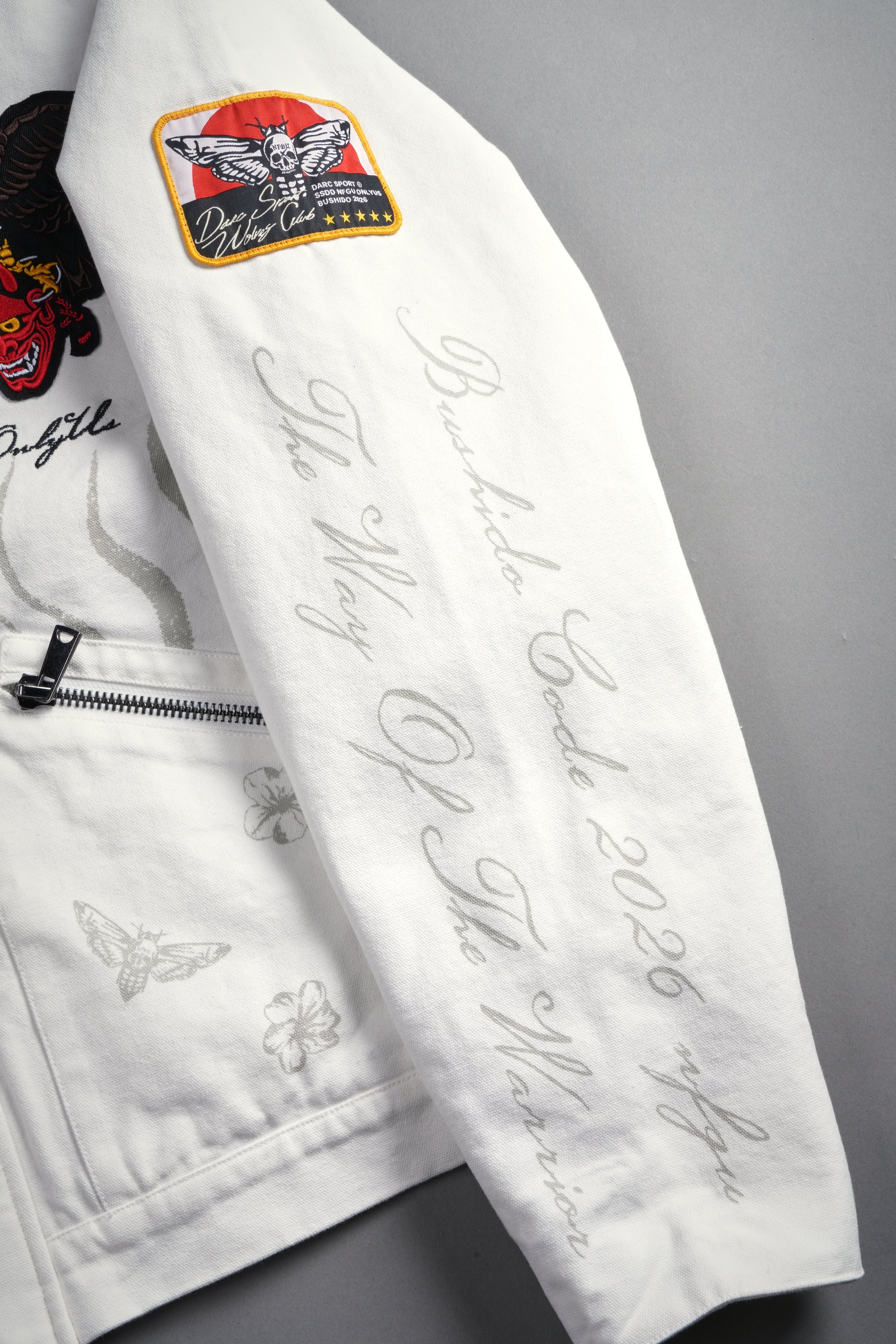 The Eagle & The Oni Earl Jacket in Cream — imagem 17