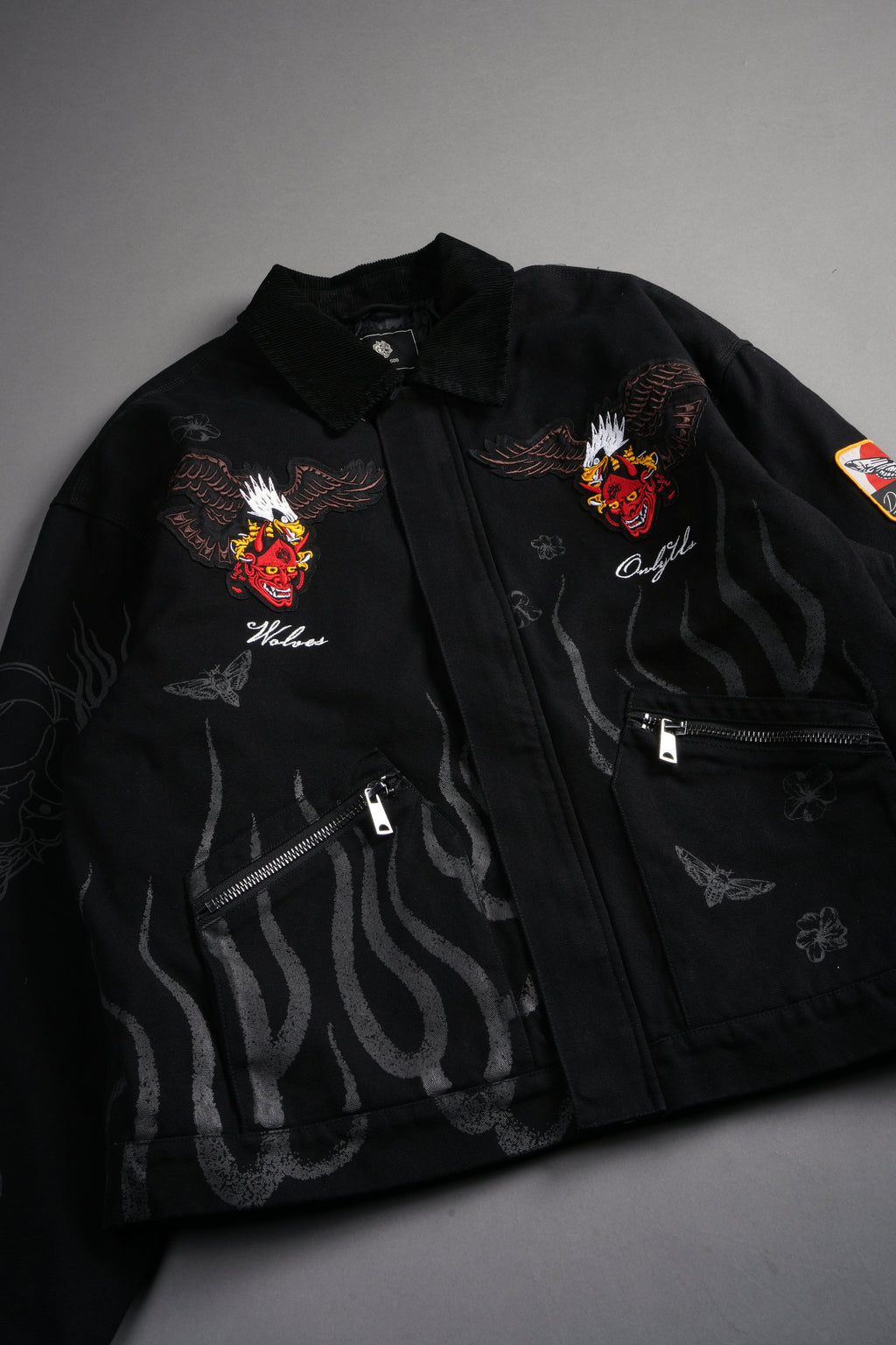 The Eagle & The Oni Earl Jacket in Black — imagem 28
