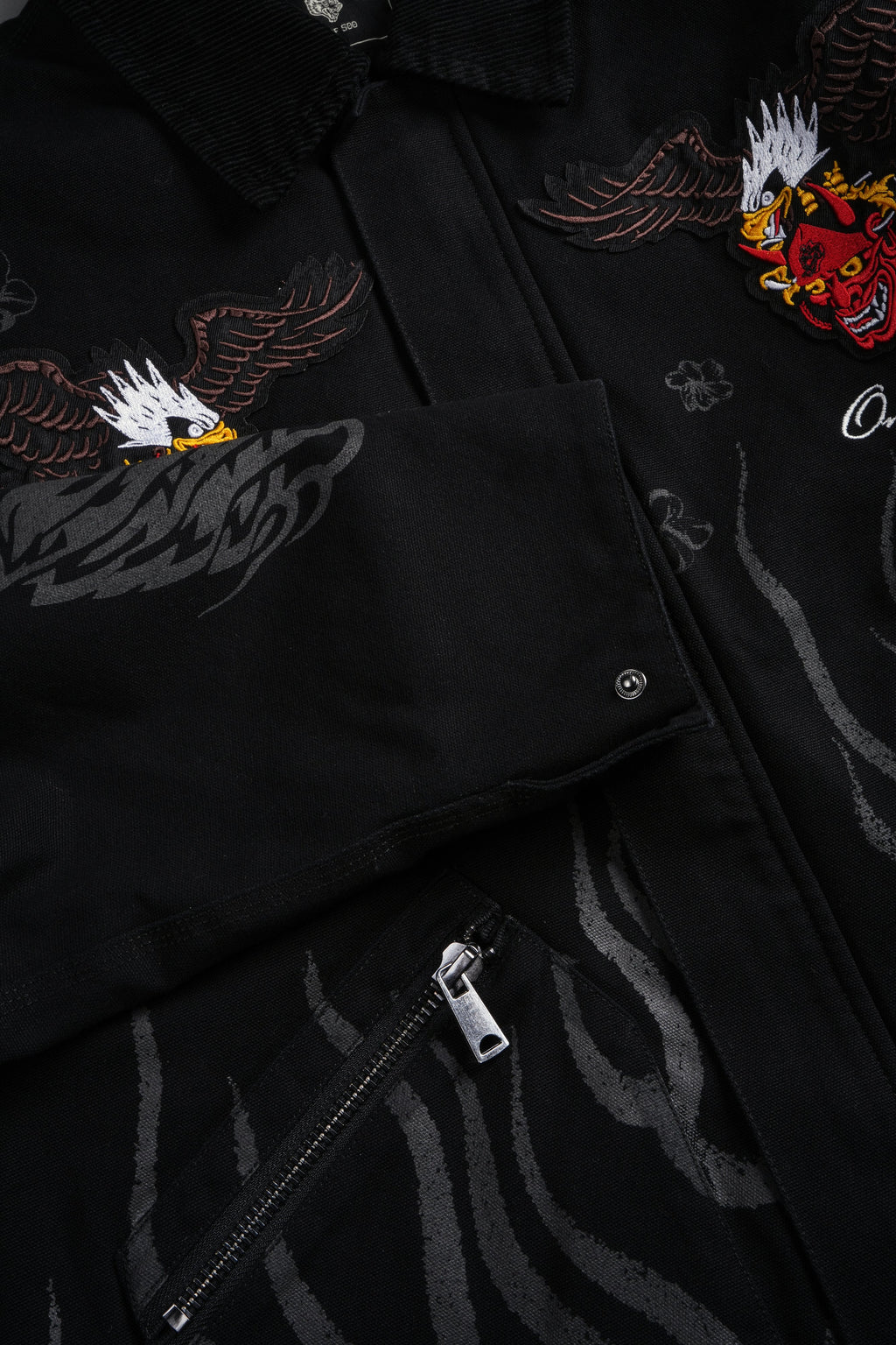 The Eagle & The Oni Earl Jacket in Black — imagem 32