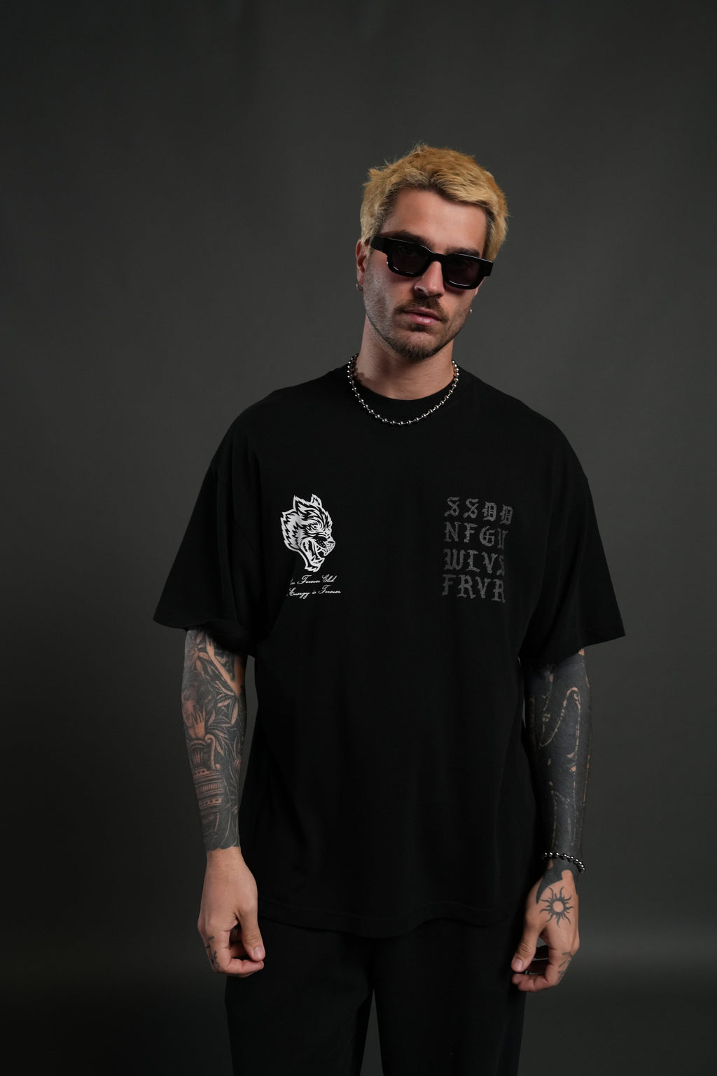 Stone Code "Premium" Oversized Tee in Black — imagem 2