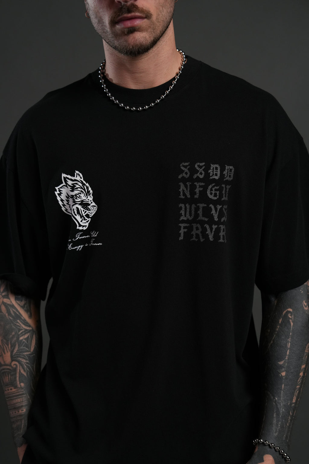 Stone Code "Premium" Oversized Tee in Black — imagem 6