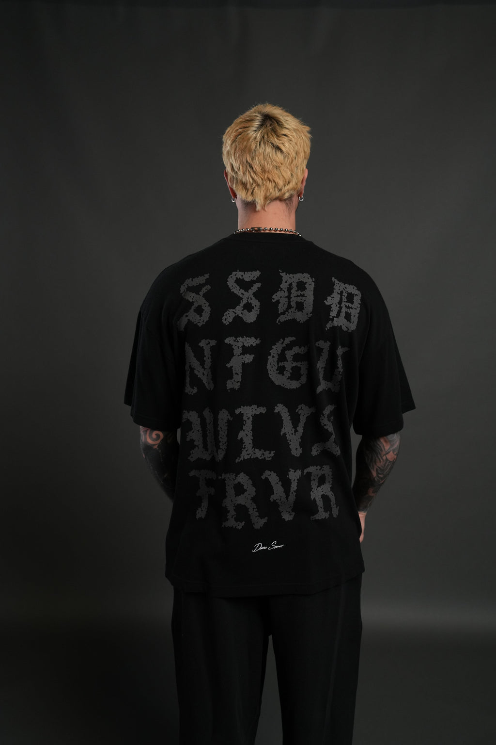 Stone Code "Premium" Oversized Tee in Black — imagem 4