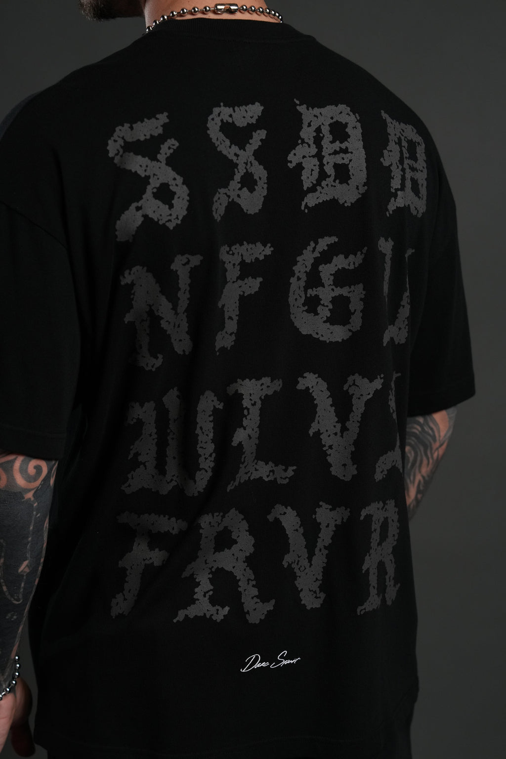 Stone Code "Premium" Oversized Tee in Black — imagem 5