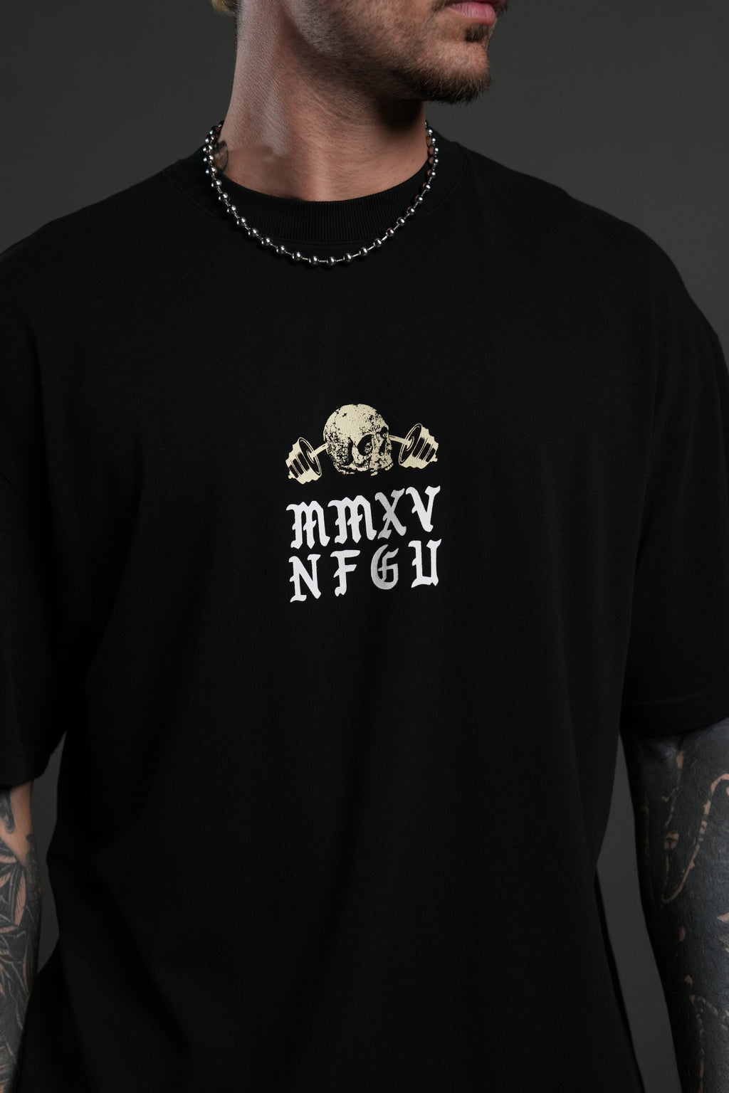 Hollow Virtue "Premium" Oversized Tee in Black — imagem 6
