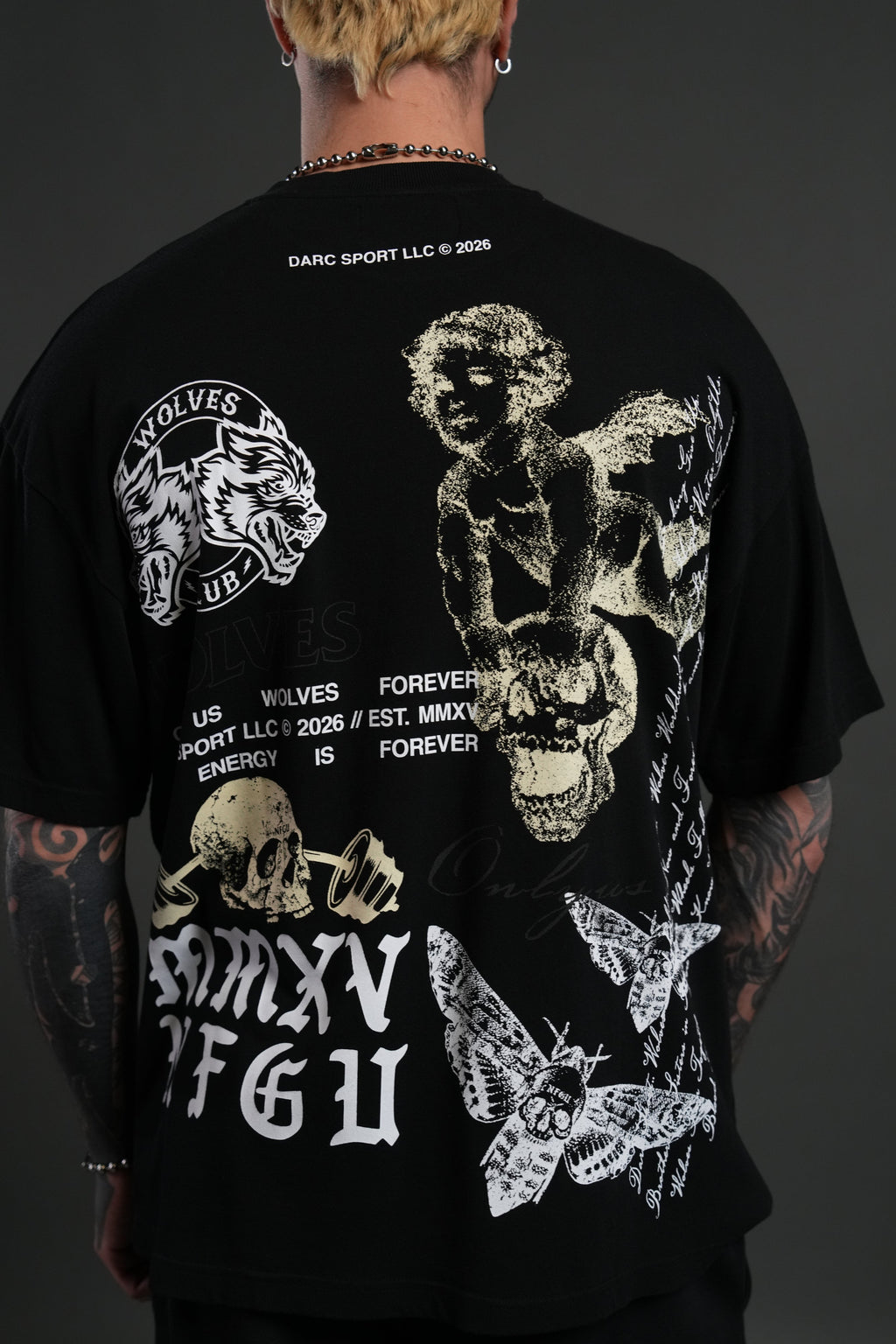 Hollow Virtue "Premium" Oversized Tee in Black — imagem 5