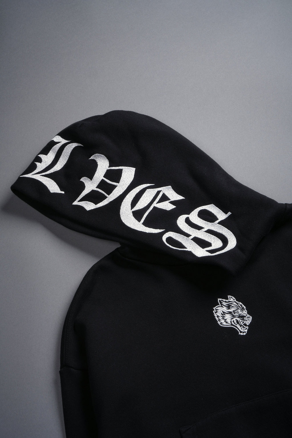 Chopper "Owen" (Cropped) Hoodie in Black — imagem 8