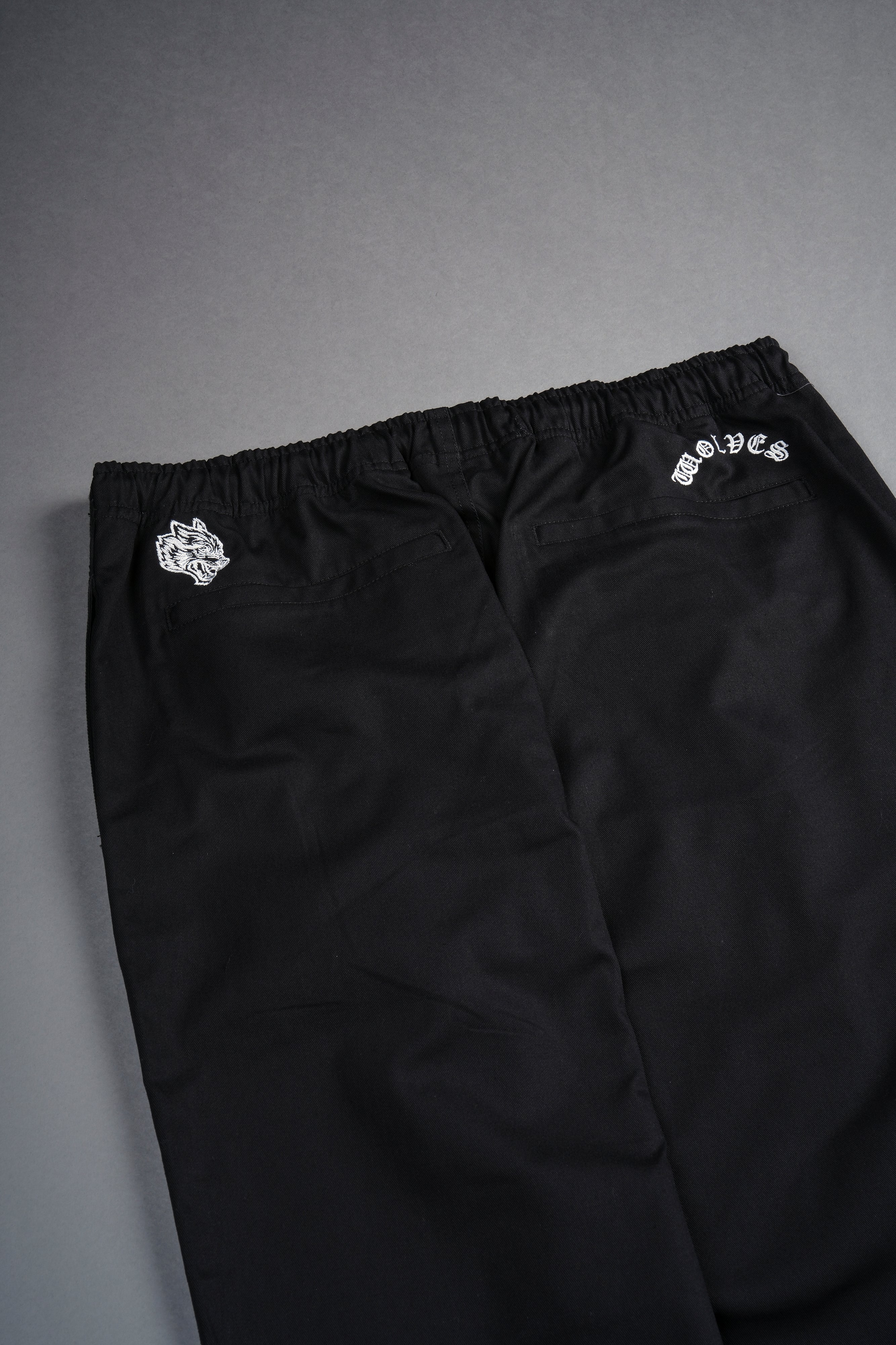 Wolf Chopper Pip Pants in Black — imagem 4