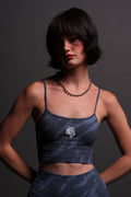 Single Wolf "Everson Seamless" Huxley Bra in Ocean Blue Native Camo — imagem 1